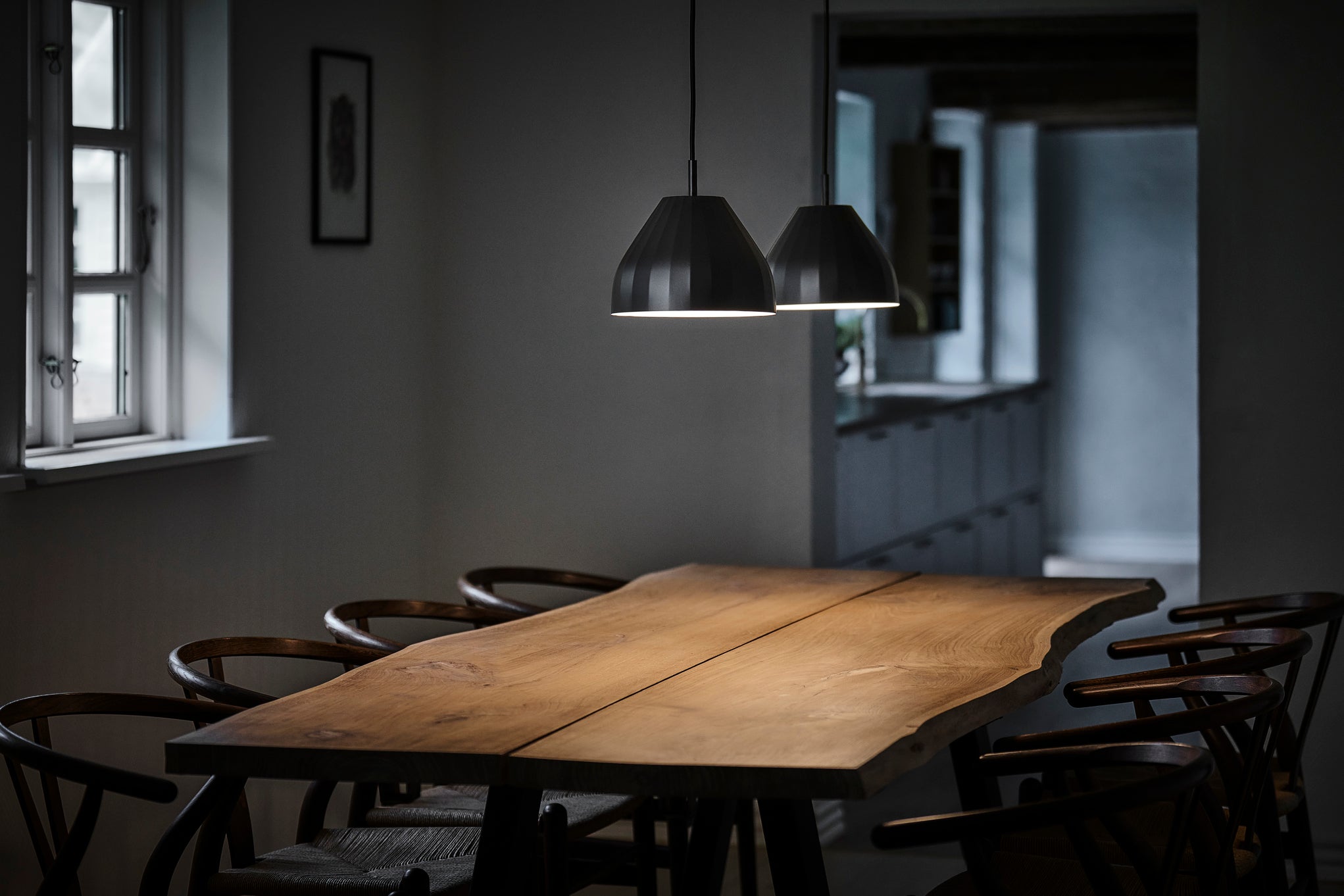 Hanging Lamp MODEL 140 FACET black