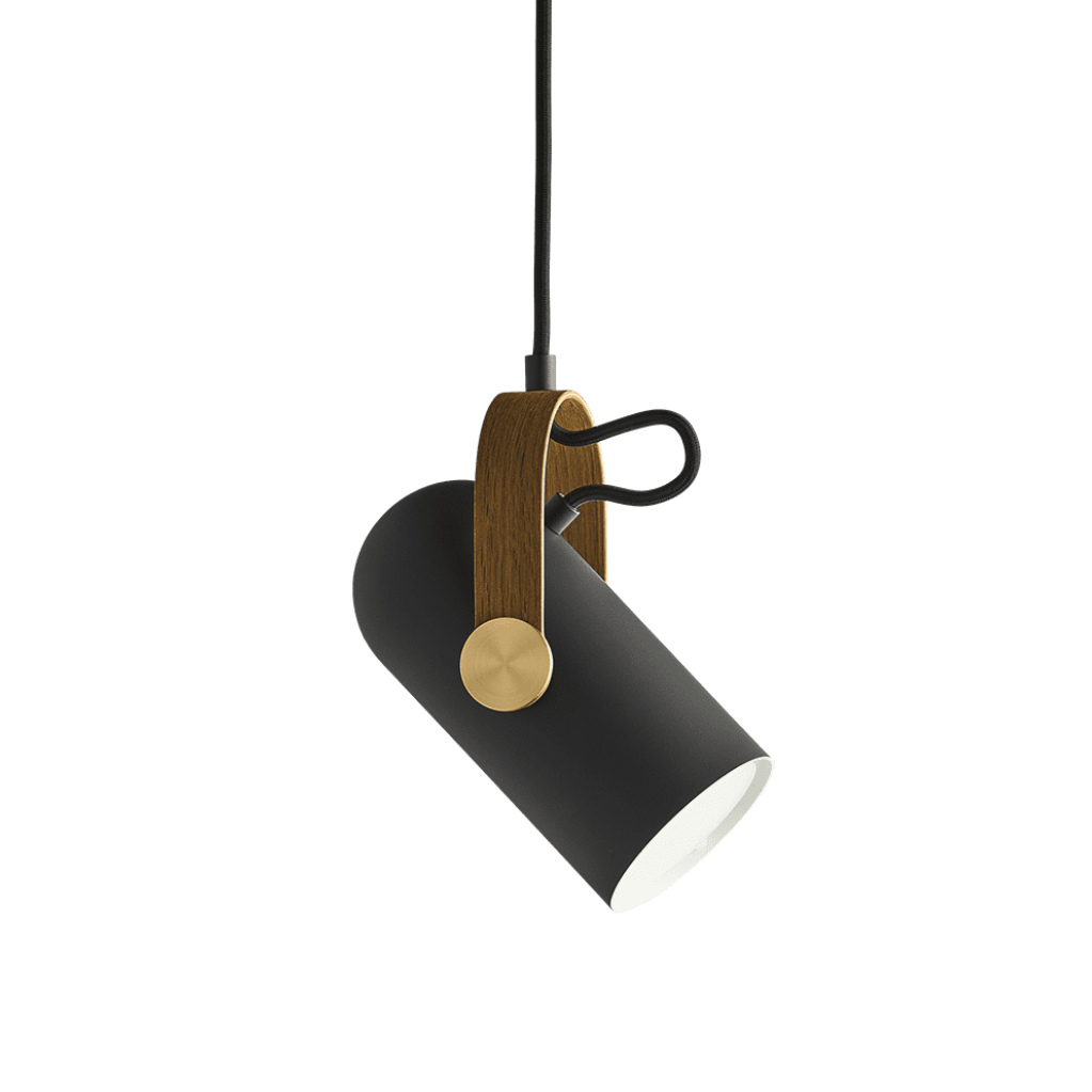 Hanging Lamp MODEL 162 CARRONADE II black with gold