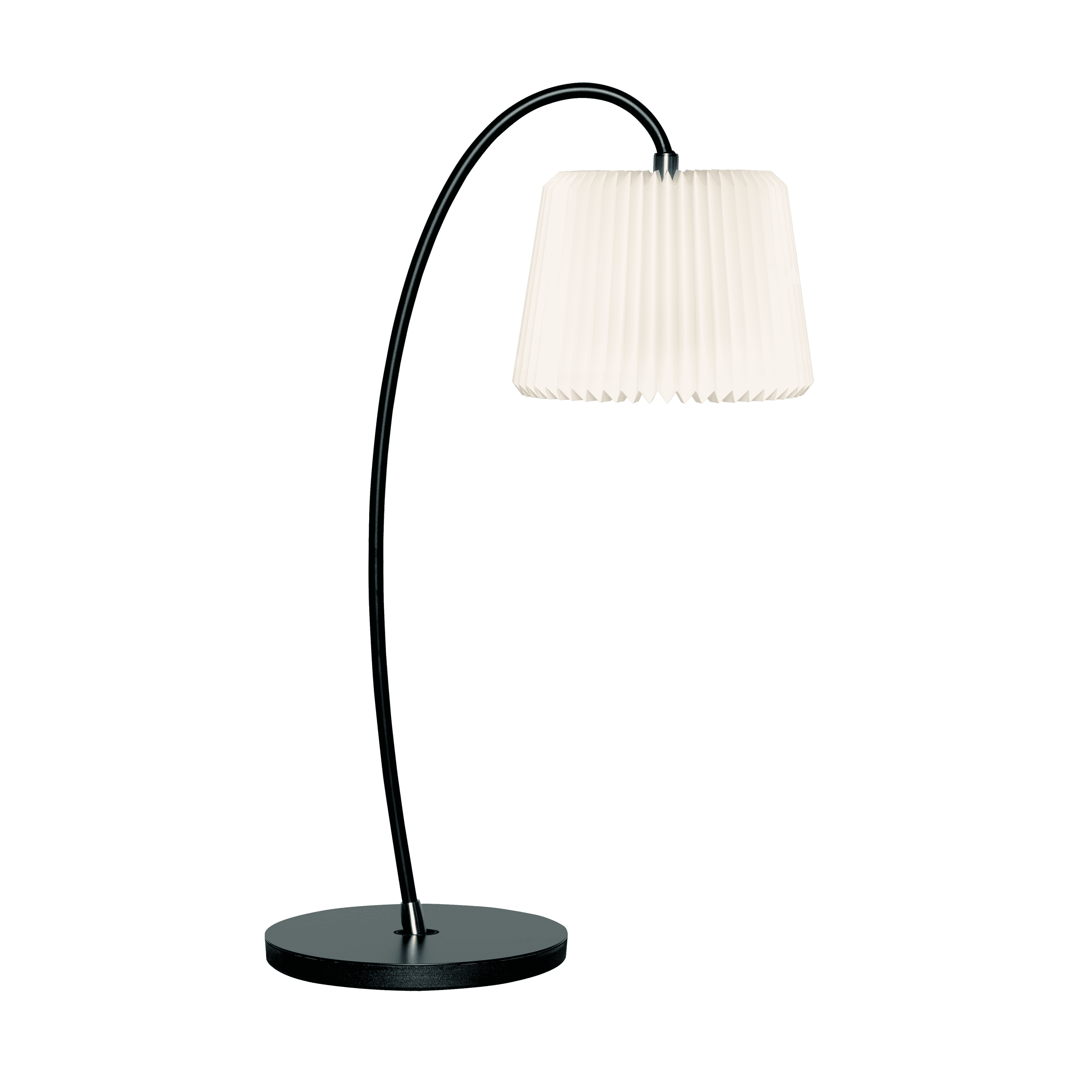 Table lamp MODEL 320 white with black base