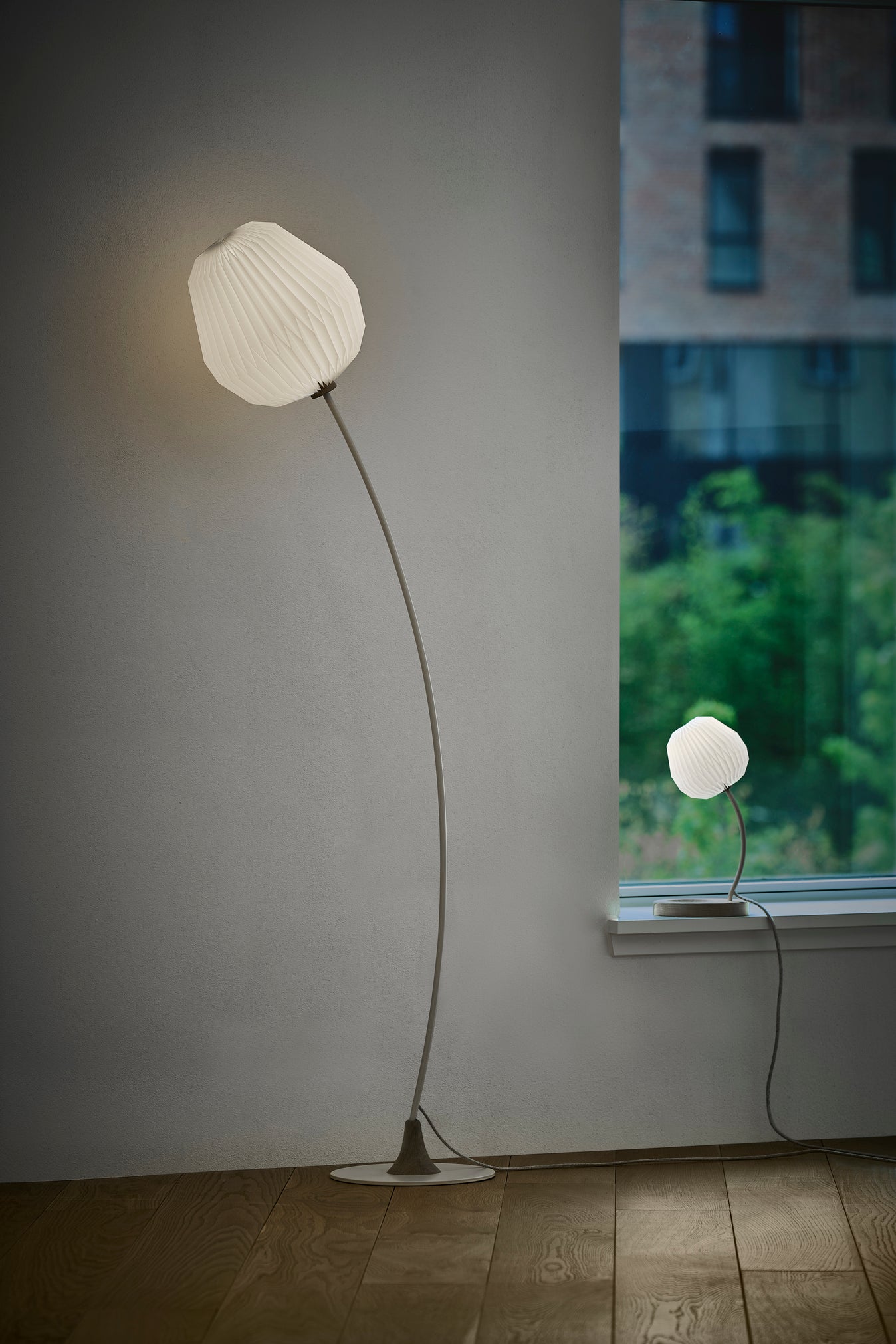 Vloerlamp MODEL 330 BOUQUET wit