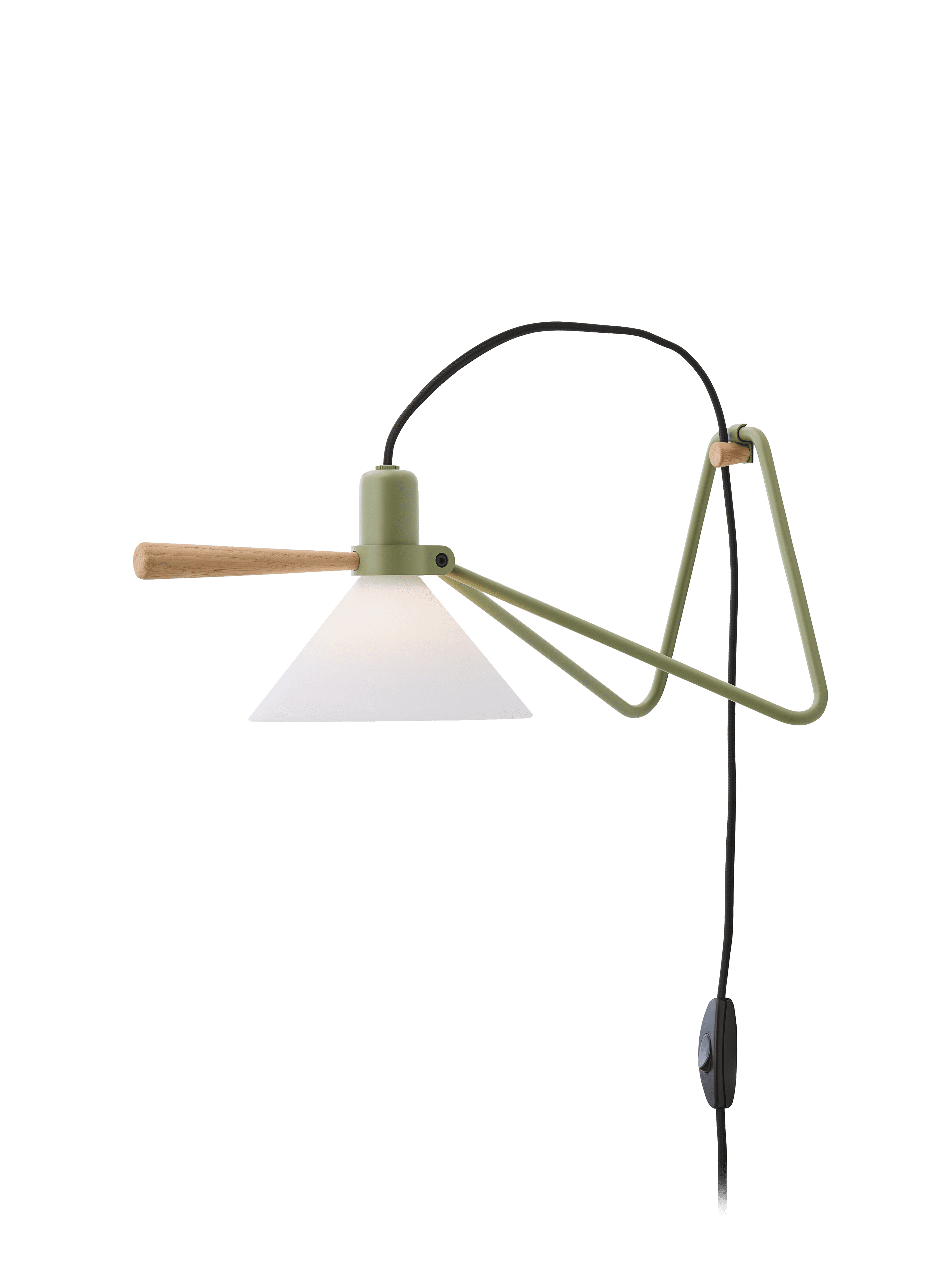 Table lamp MODEL 356 SPOT olive