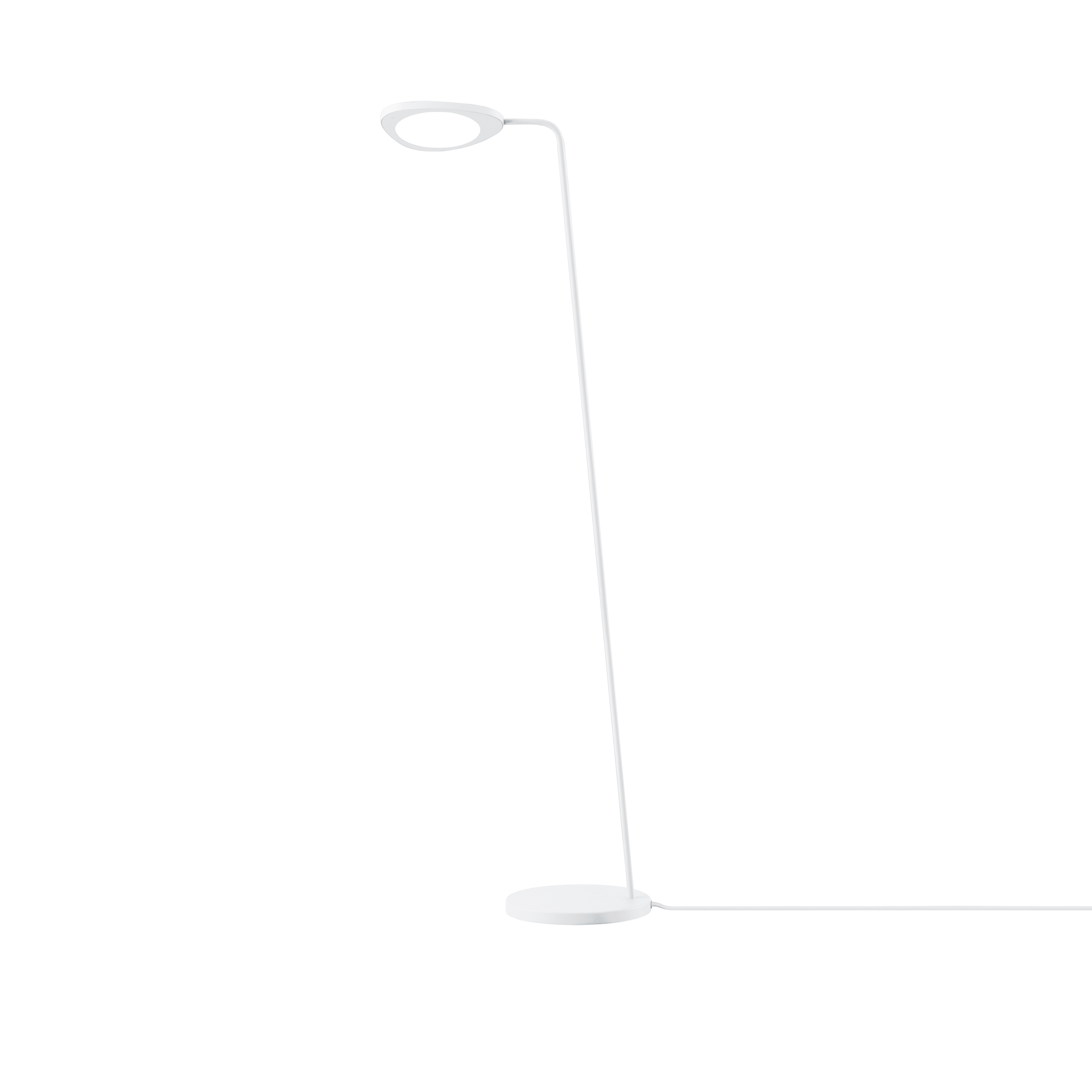 Lampa podłogowa LEAF biały