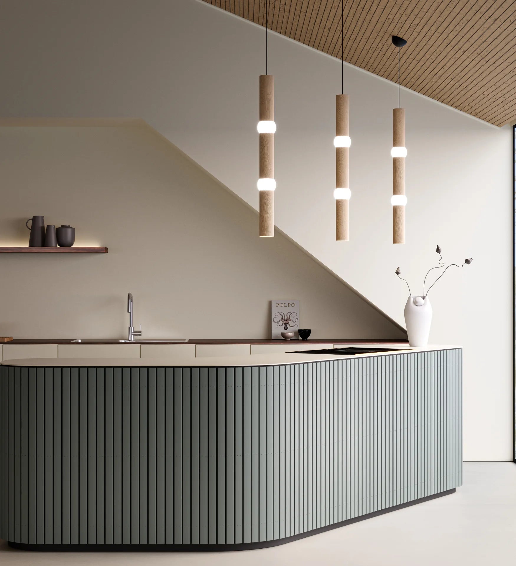 Lampa wisząca LIGHTBONE dąb