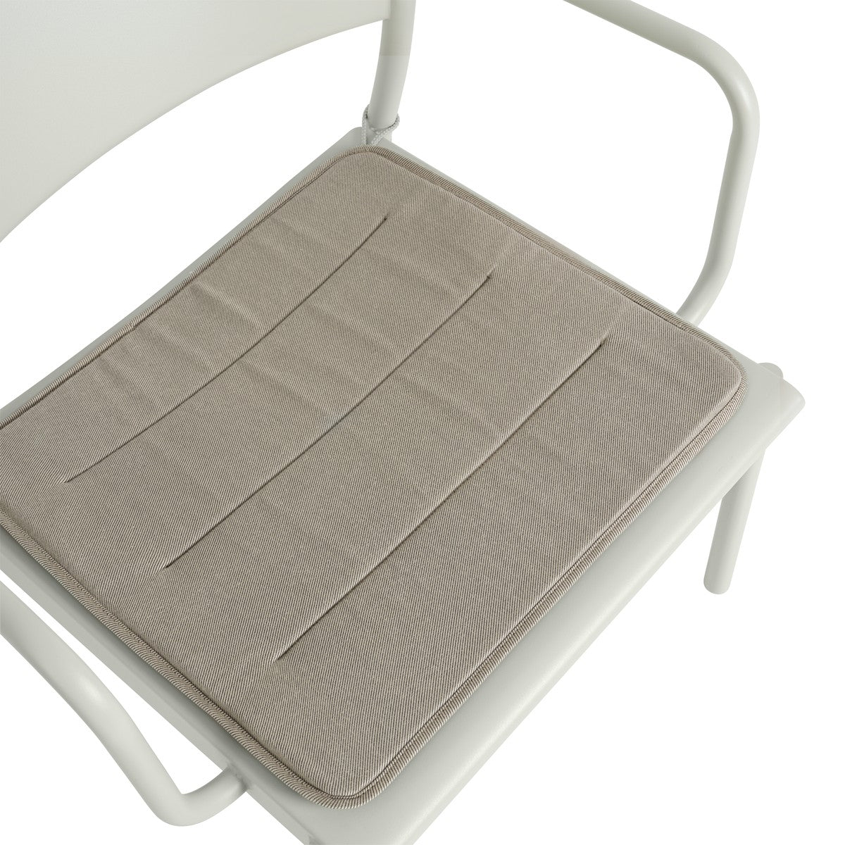 Buitenfauteuil LINEAR grijs staal