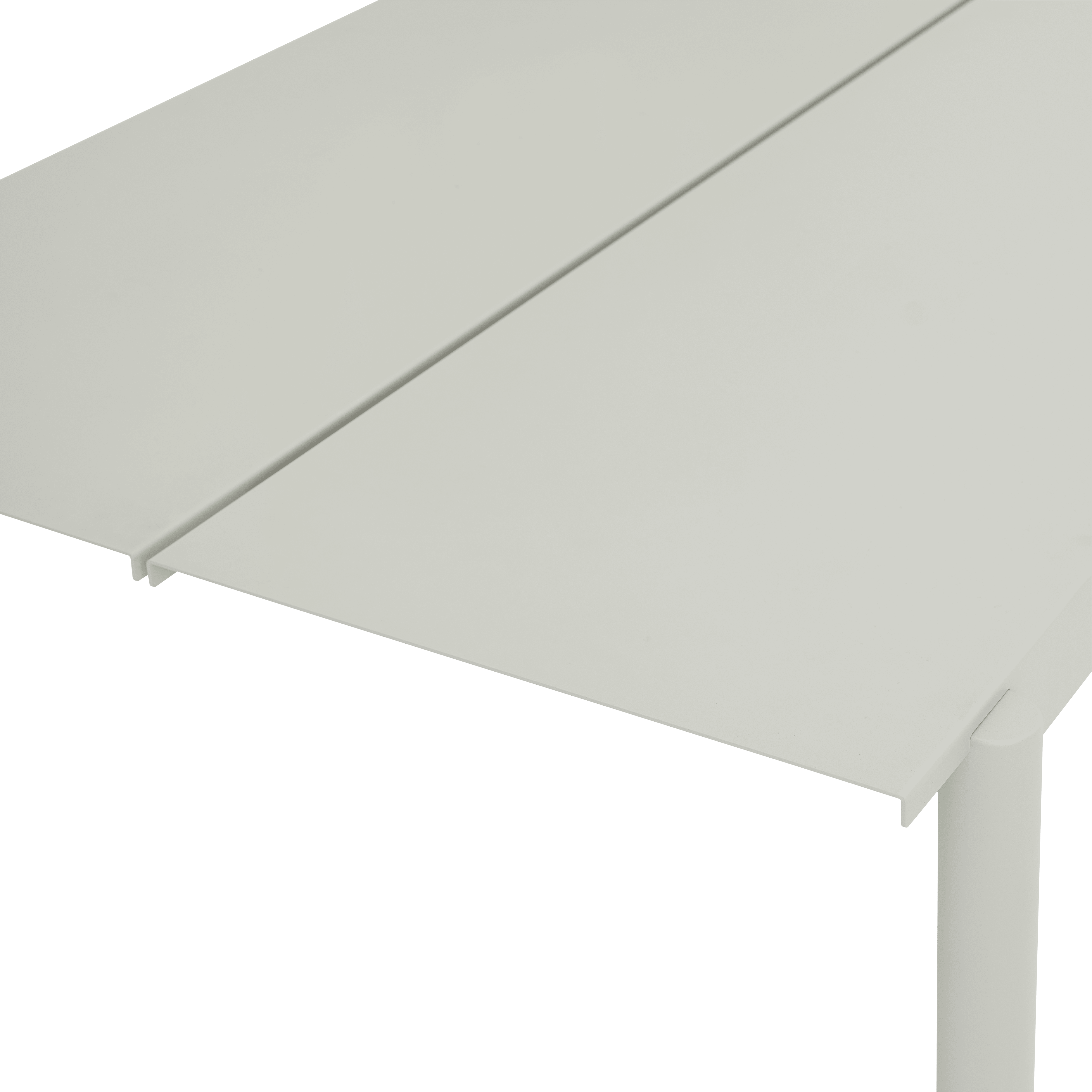 Buiten tafel LINEAR grijs staal