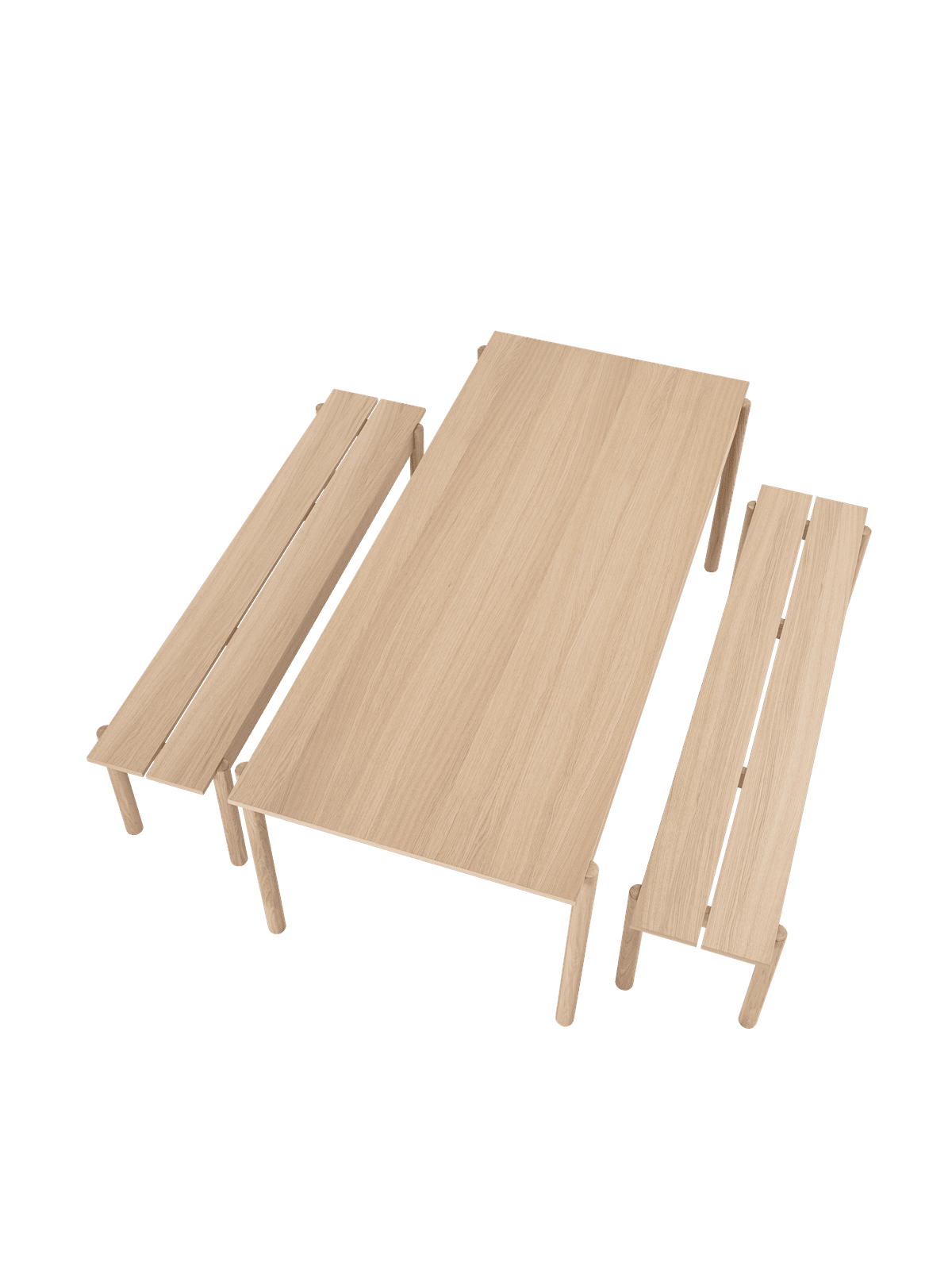 LINEAR Oak Wood Table