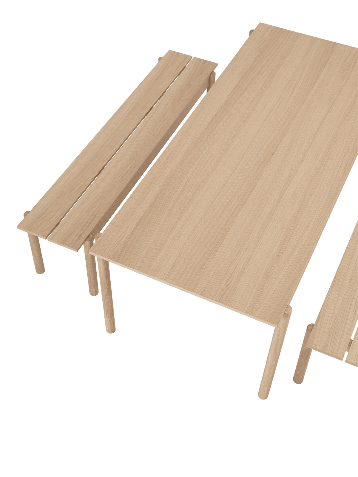 LINEAR Oak Wood Table