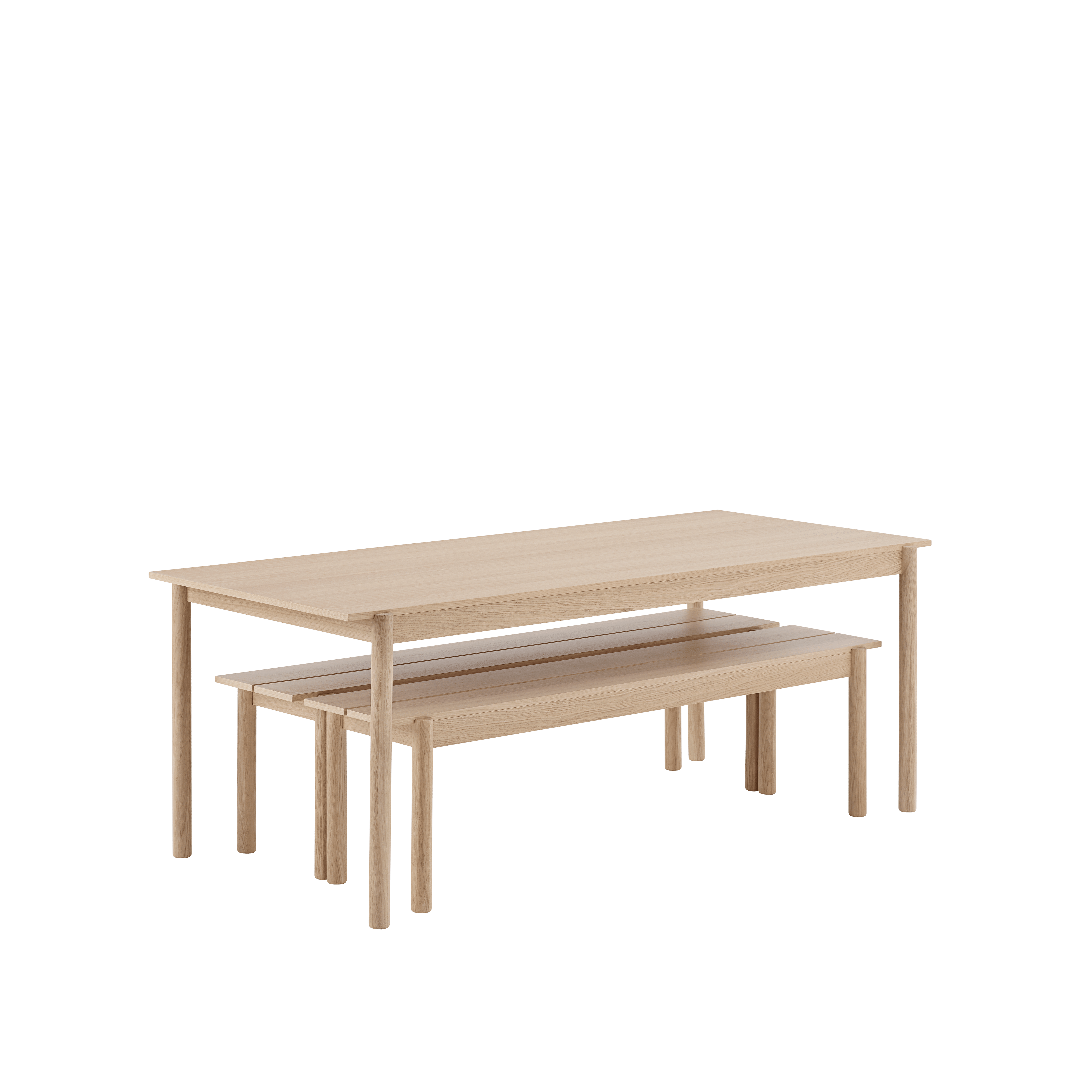 LINEAR Oak Wood Table
