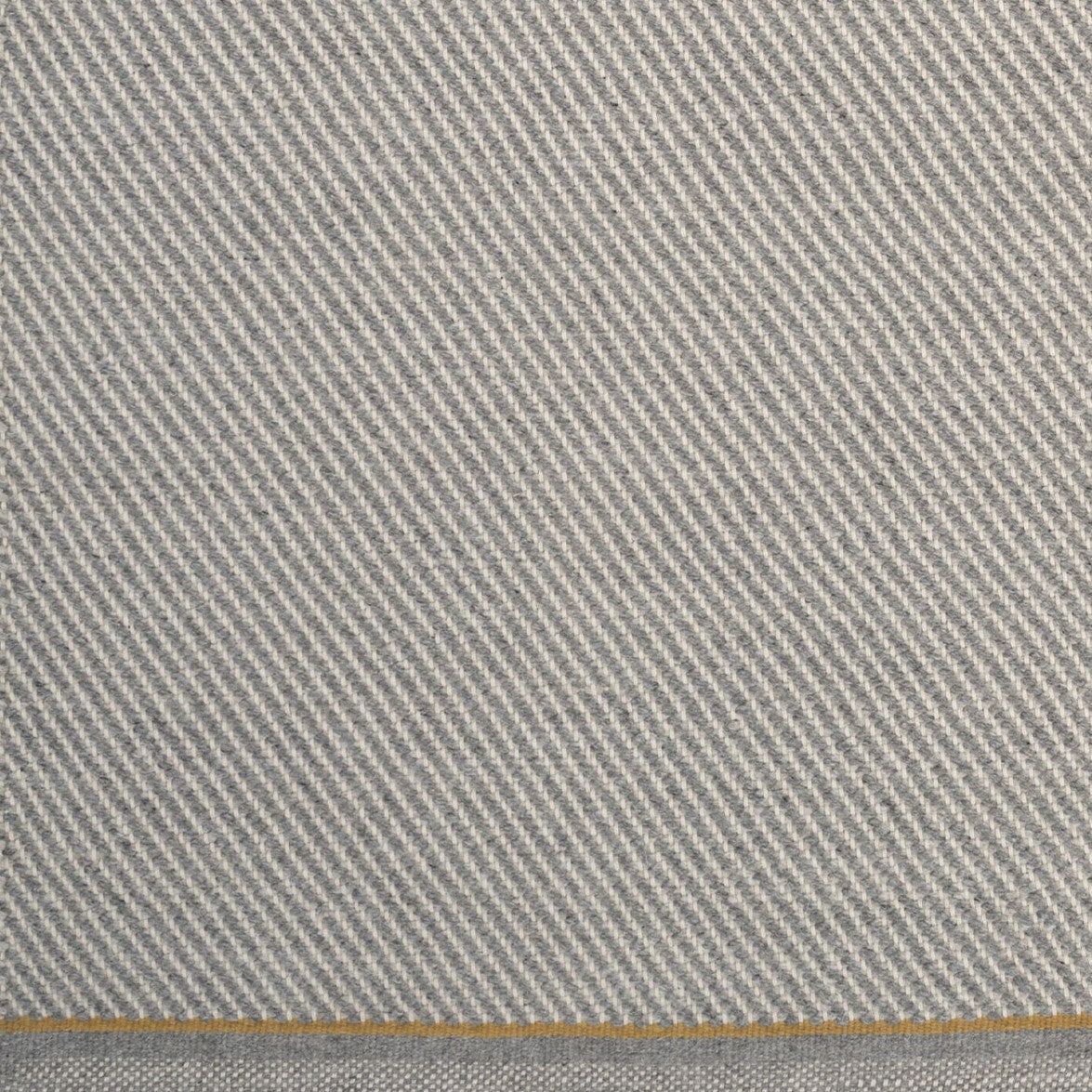 Vloerkleed DAWN LIGHT grijs met mosterdgele streep