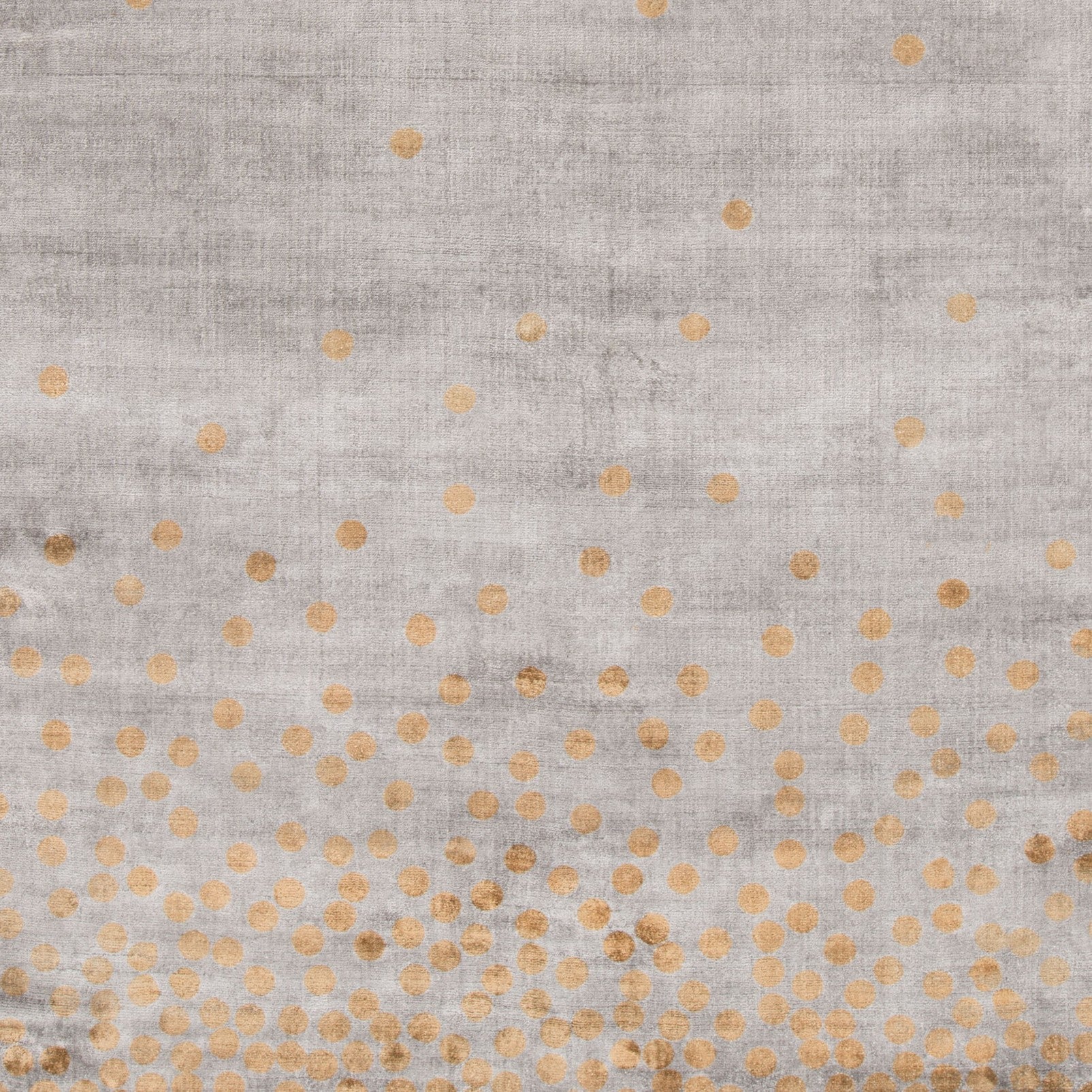 DOTTO gray rug with orange