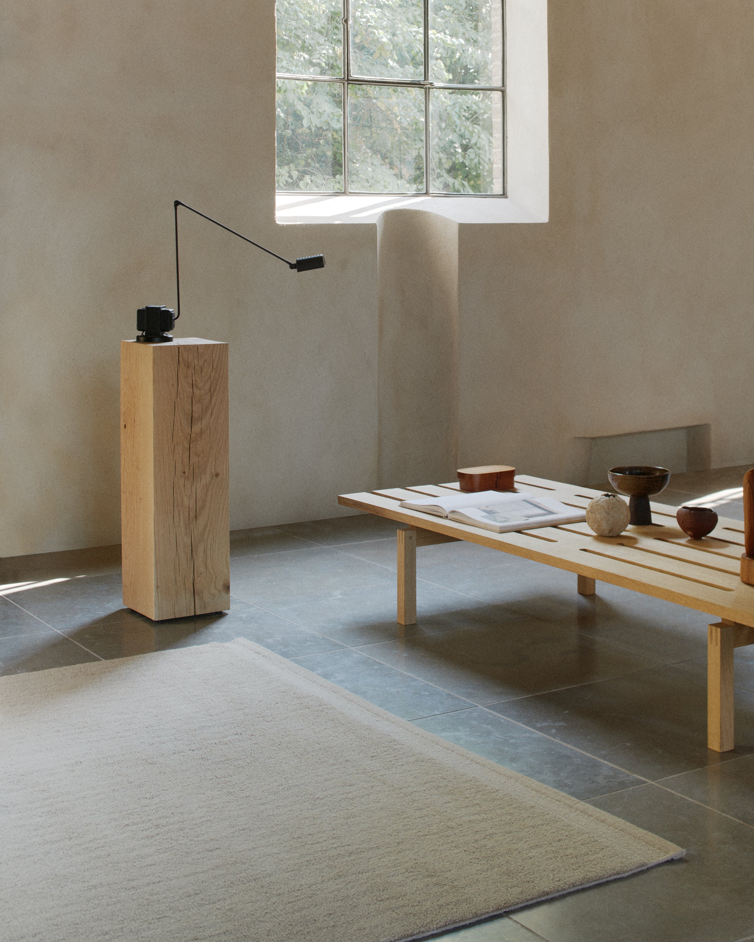 HUSHED FRAME Beige Rug