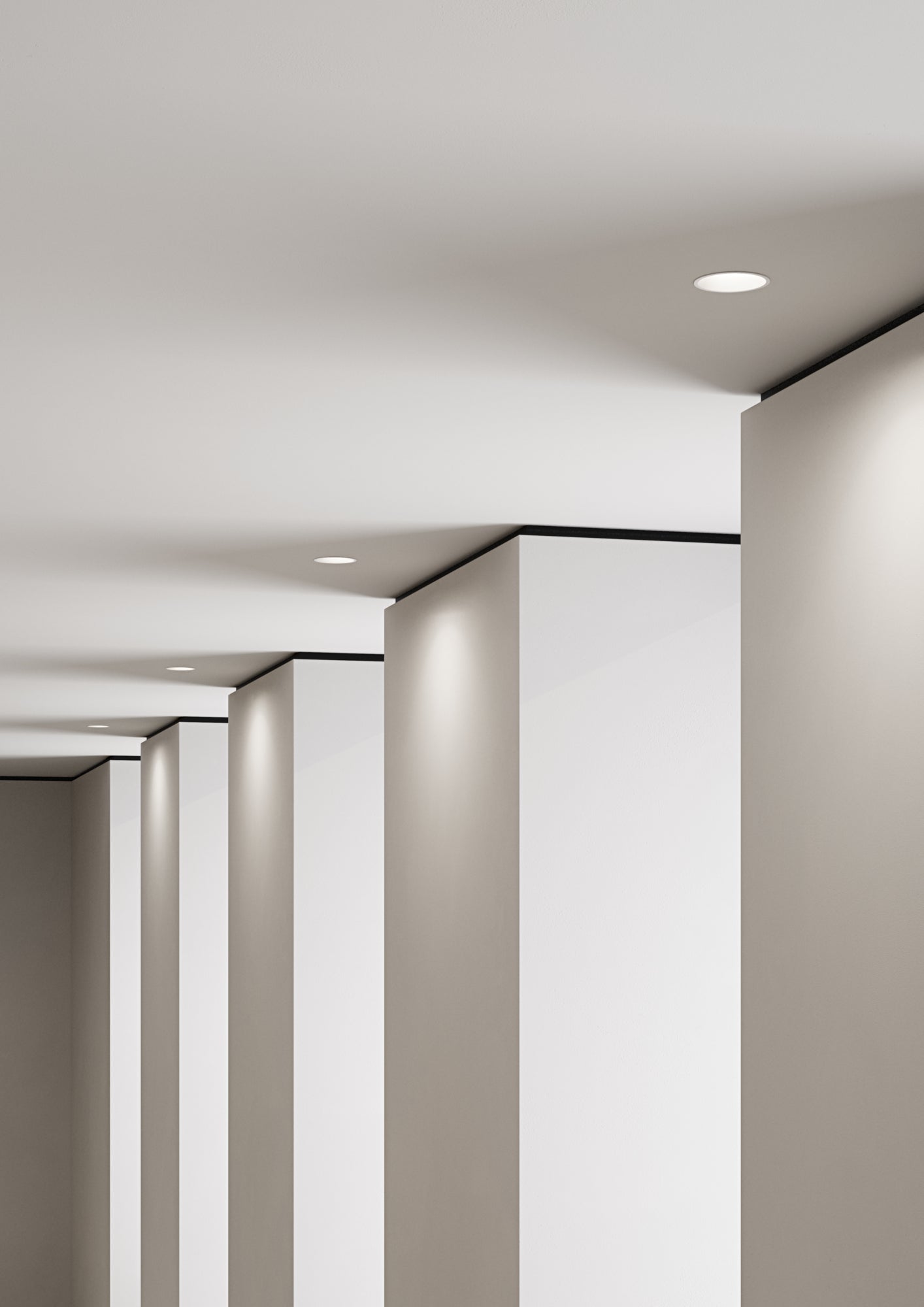 Recessed Spotlight LP 070 Black