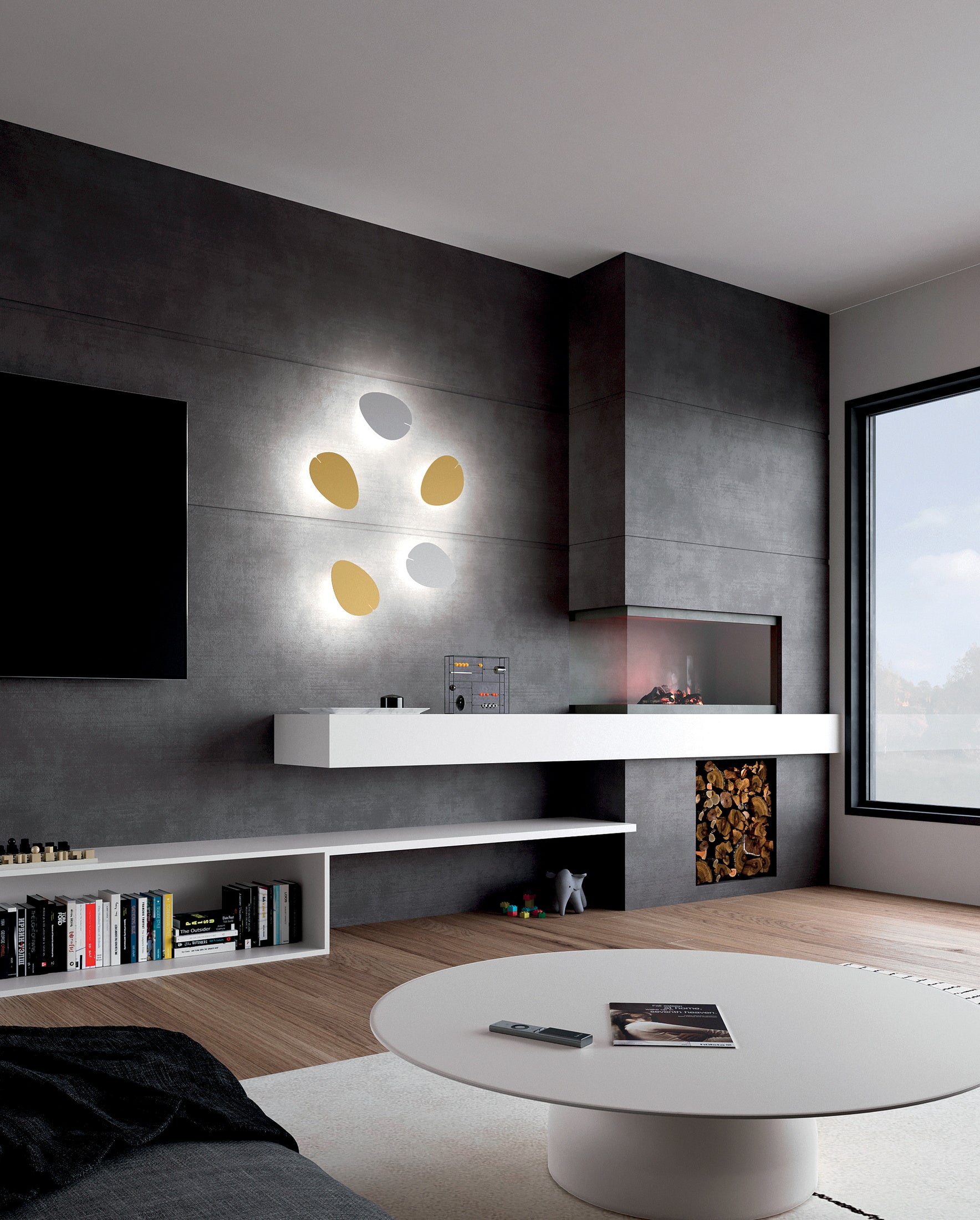 LUCCIOLA wall lamp yellow