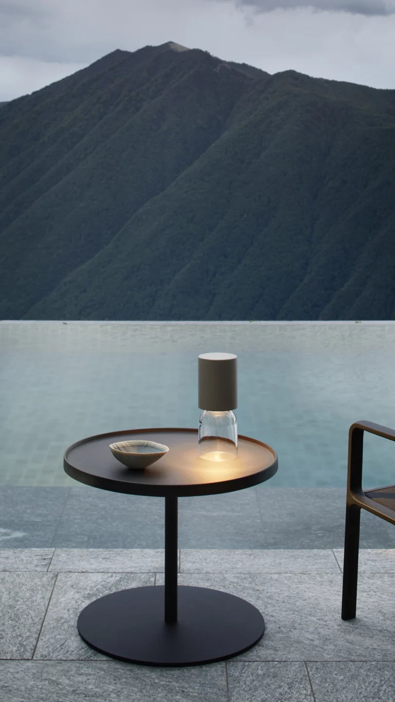 Draagbare lamp NUI MINI beige