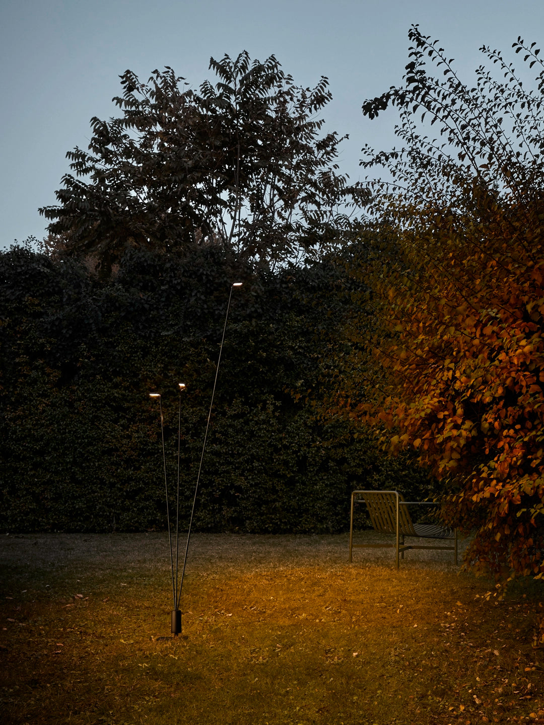 Lampa stojąca zewnętrzna wieloramienna FLIA czarny