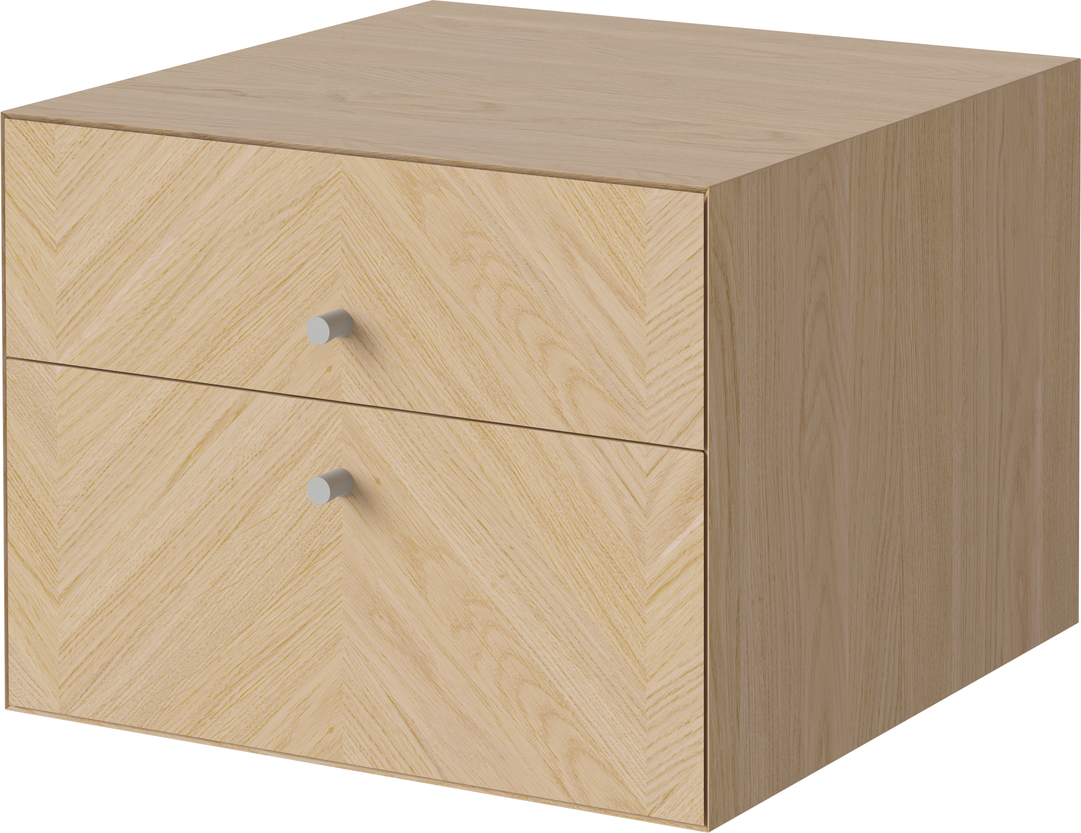Nachtkastje LUXE gebleekt eikenhout