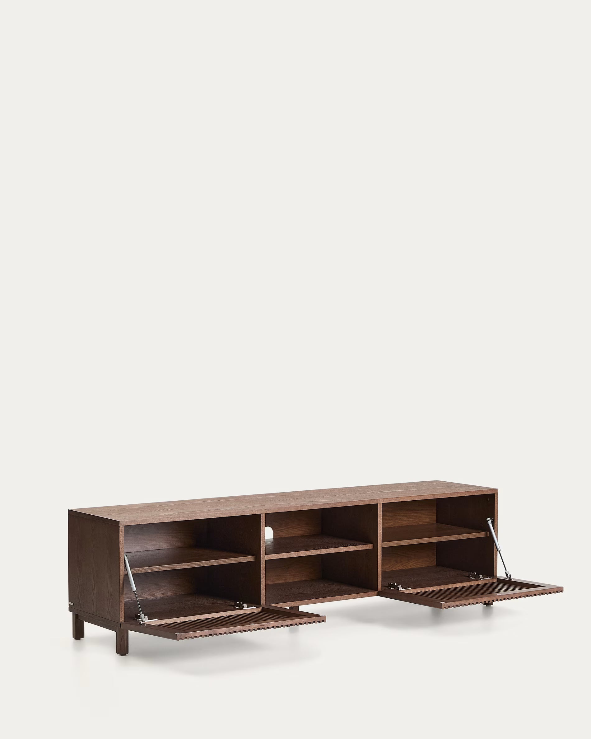 BEYLA TV Cabinet dark brown ash wood