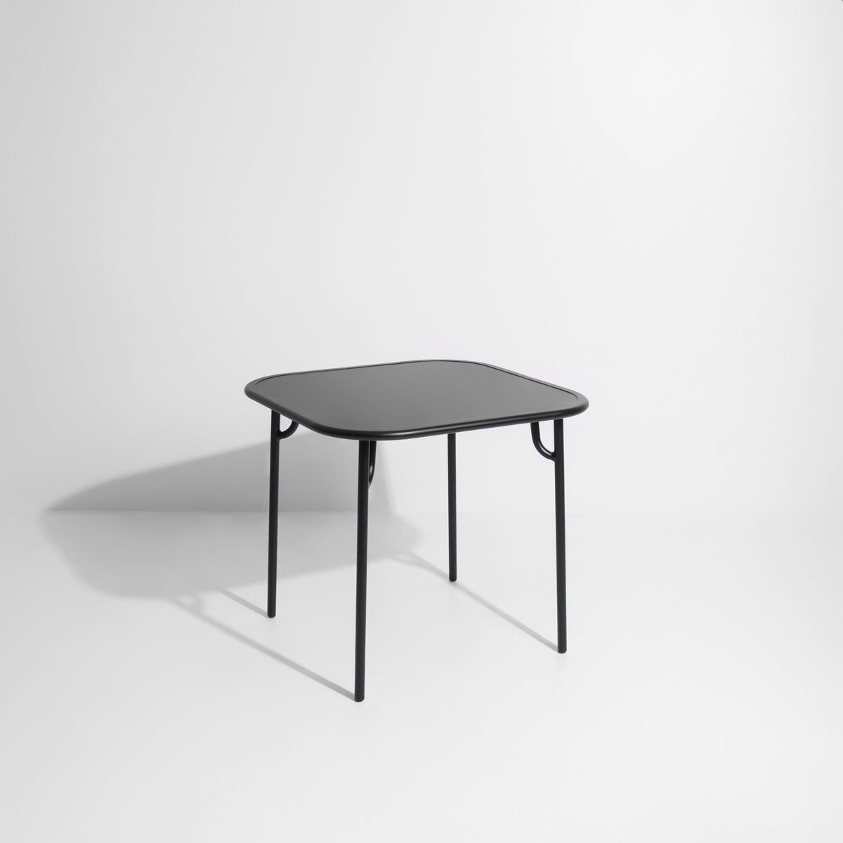 Vierkante tuintafel WEEK-END zwart