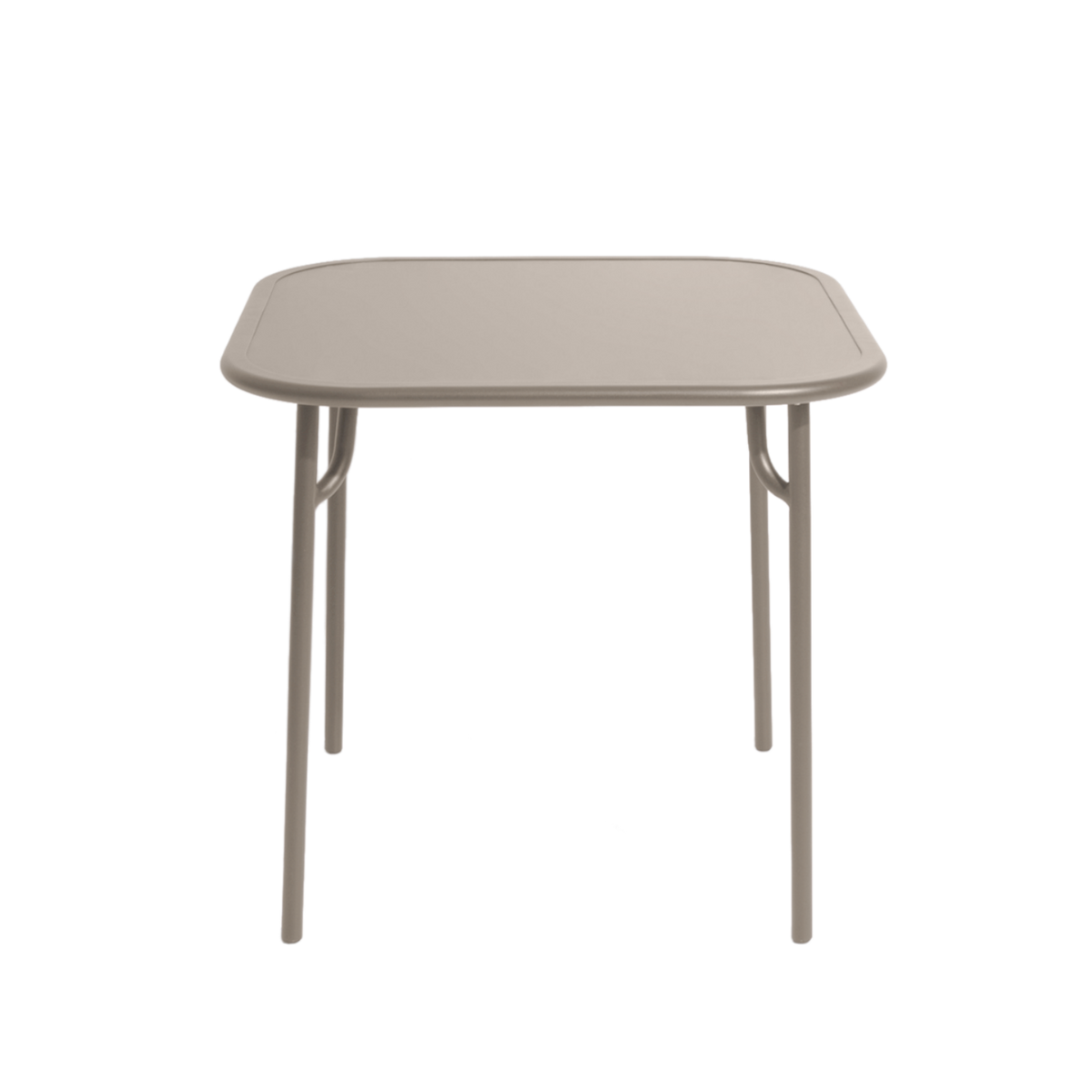 Vierkante tuintafel WEEK-END beige