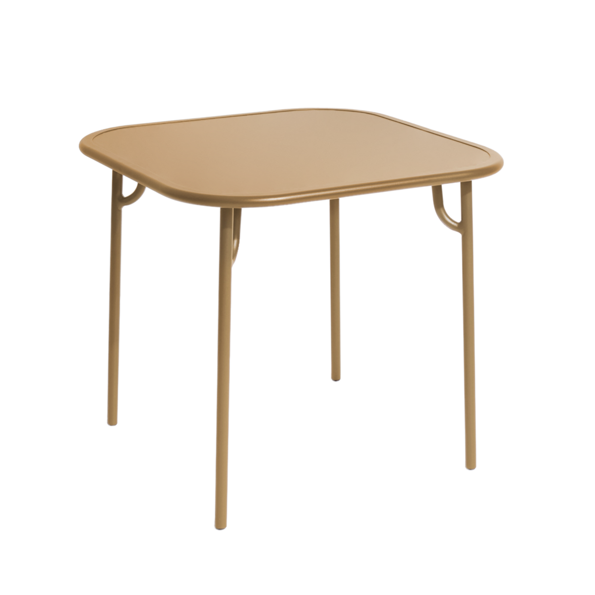 Vierkante tuintafel WEEK-END goud
