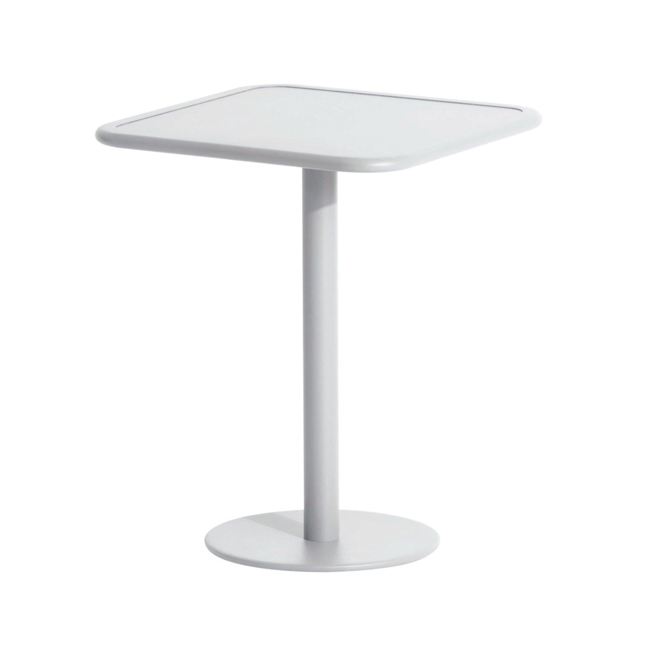 Vierkante tuintafel WEEK-END parelgrijs