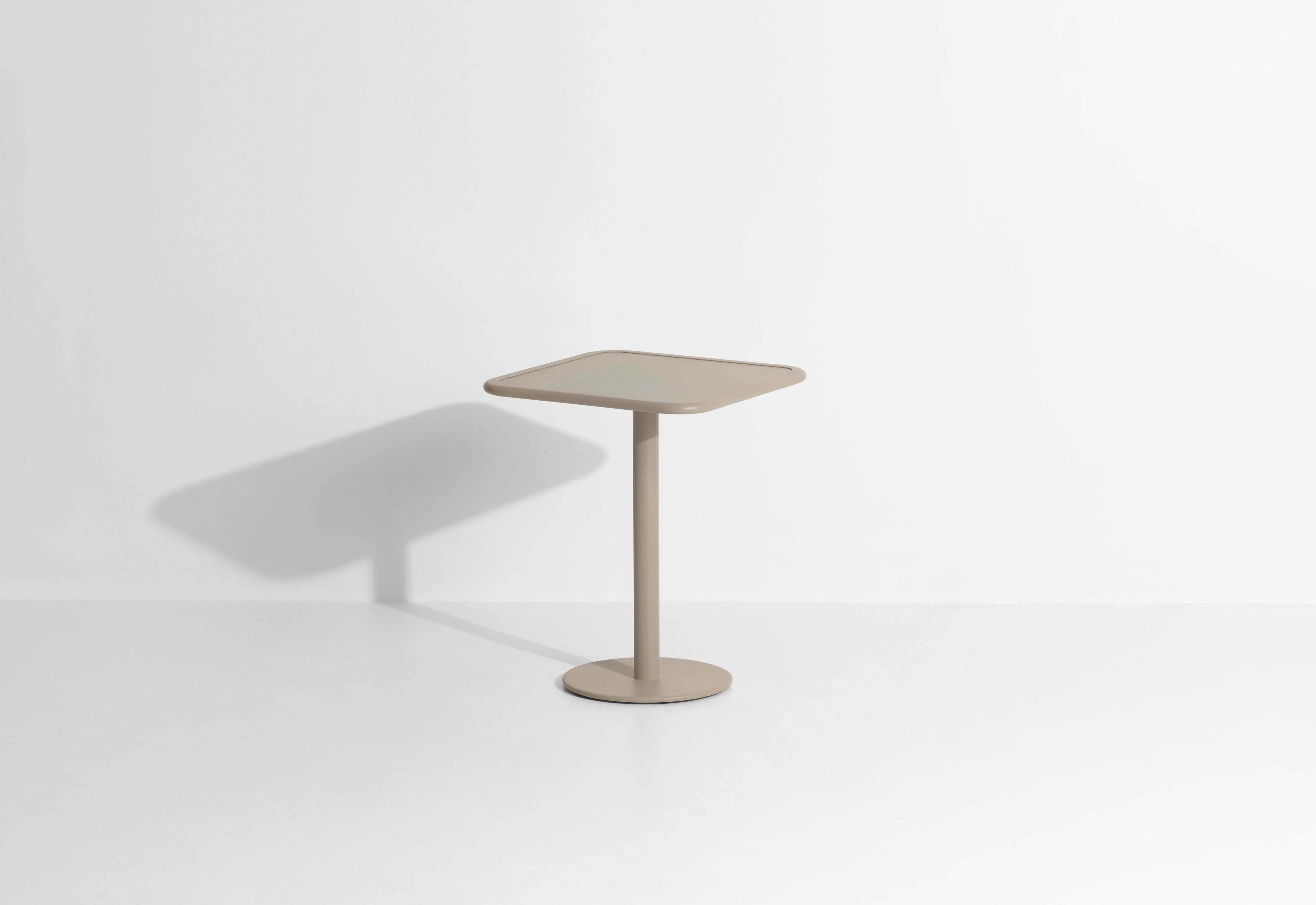 Vierkante tuintafel WEEK-END beige