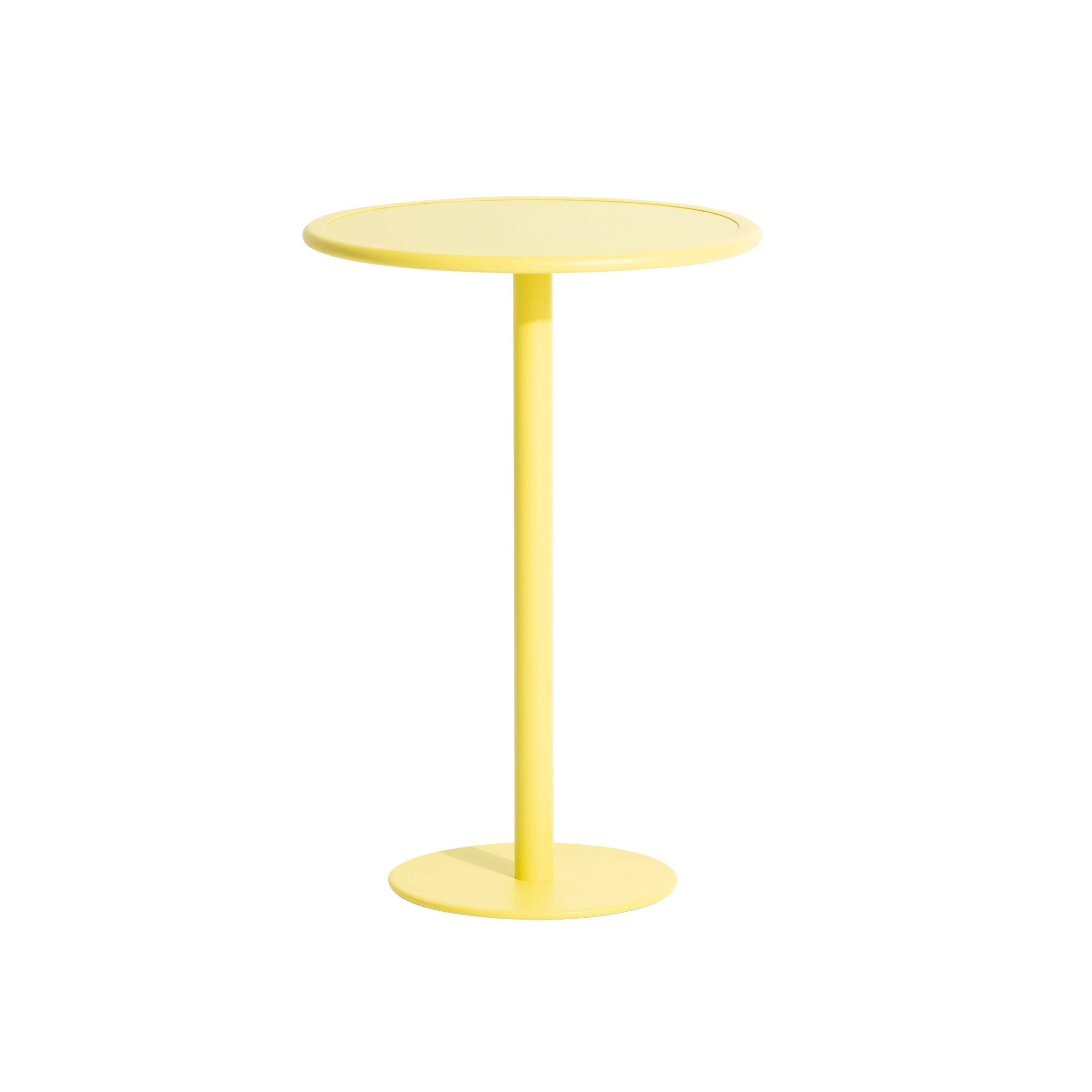 Ronde tuintafel WEEK-END felgeel