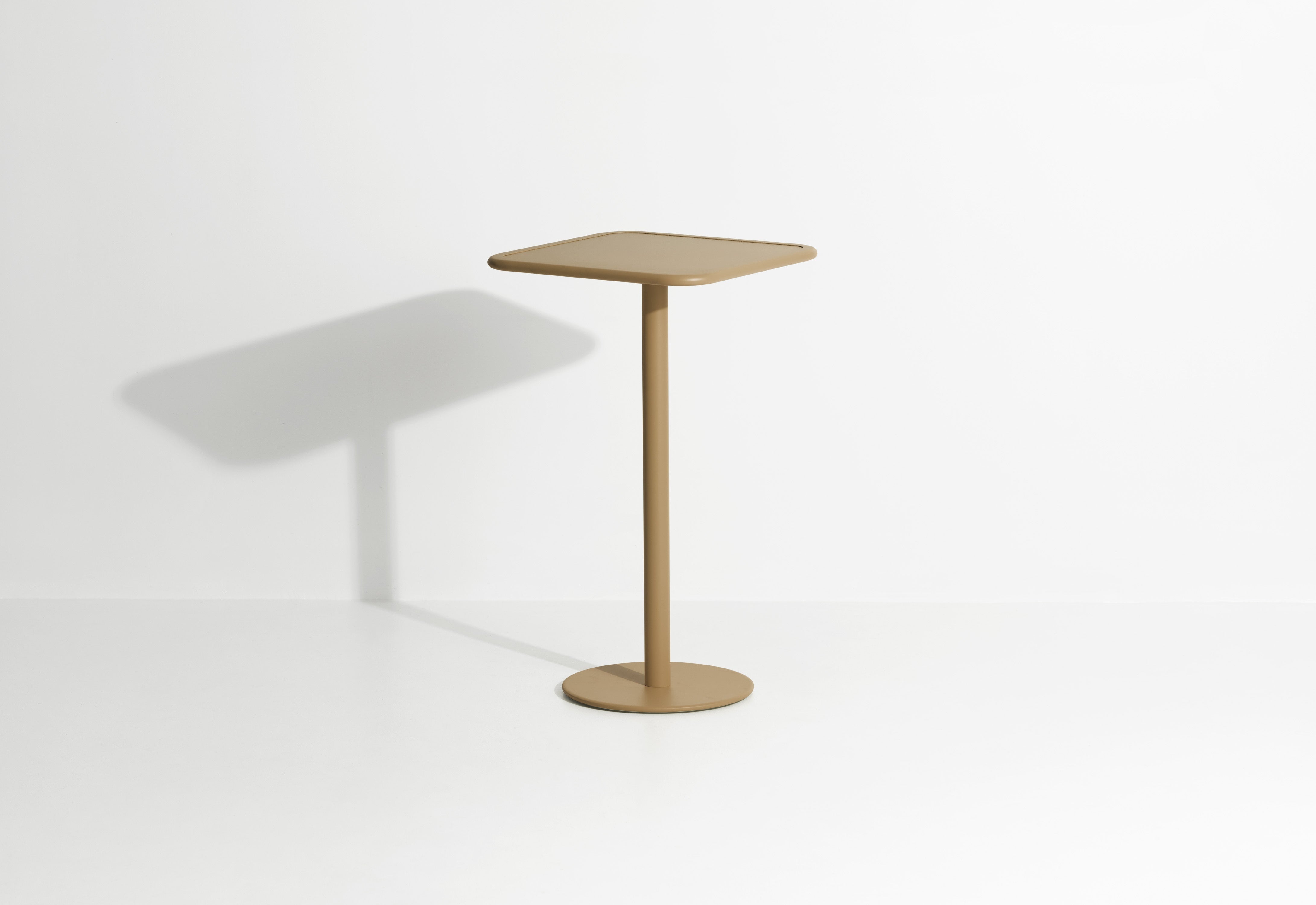 Vierkante tuintafel WEEK-END goud