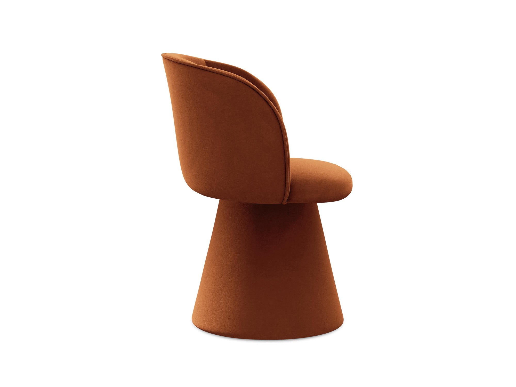 Velours stoel MAIA terracotta