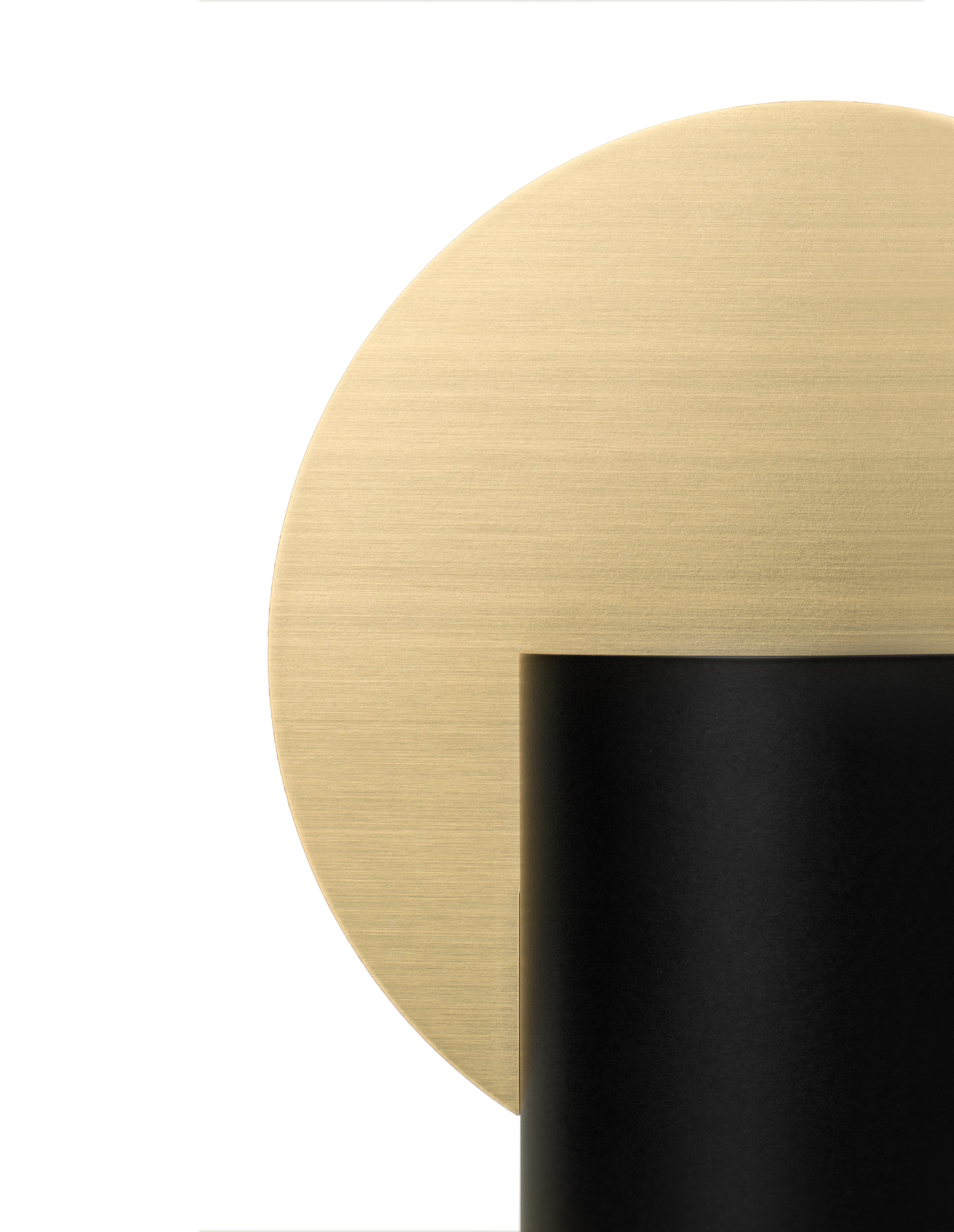 MALEVICH Black Vase with Brass