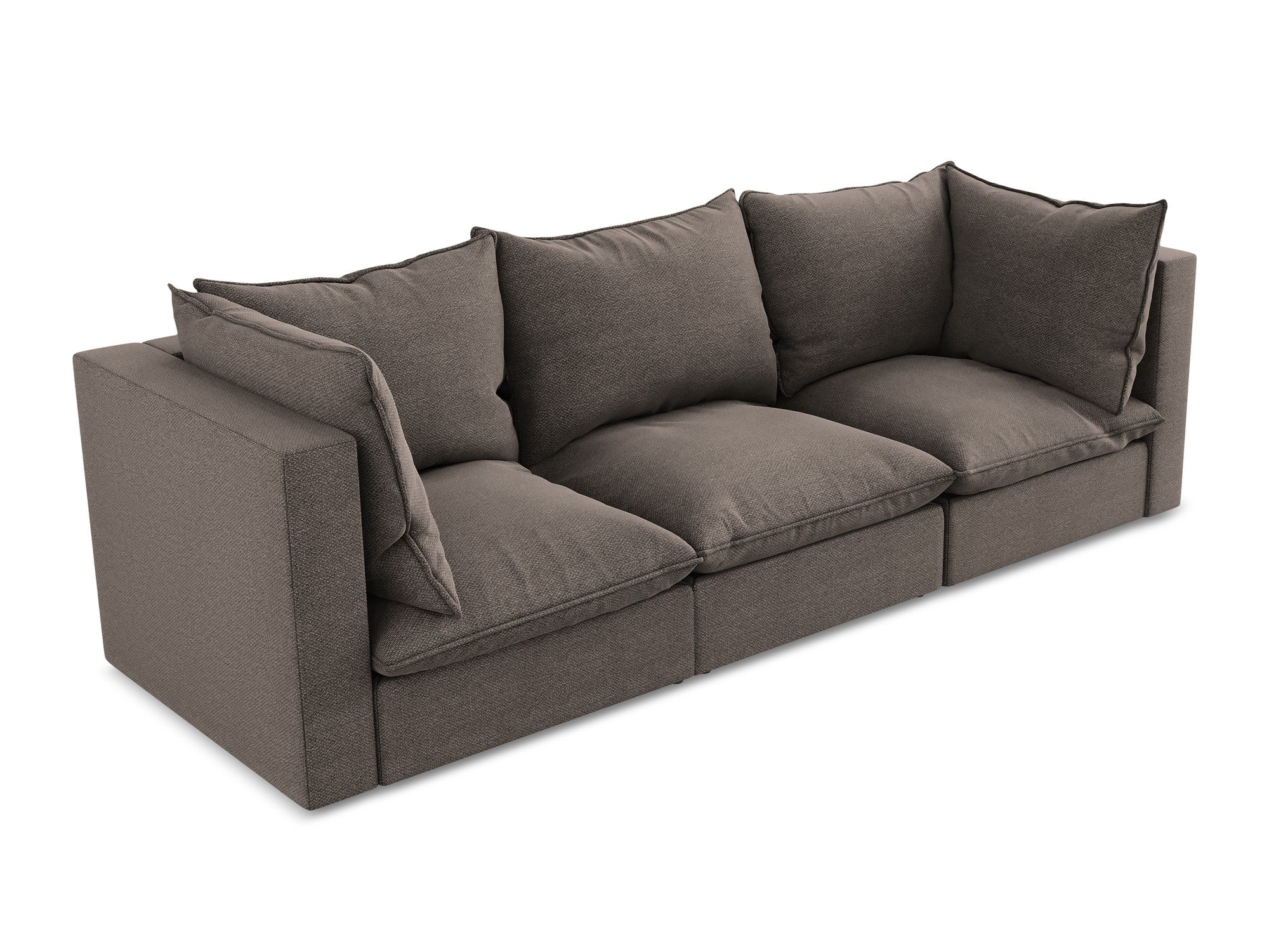 Sofa 3-zits MANAO chocolade boucle