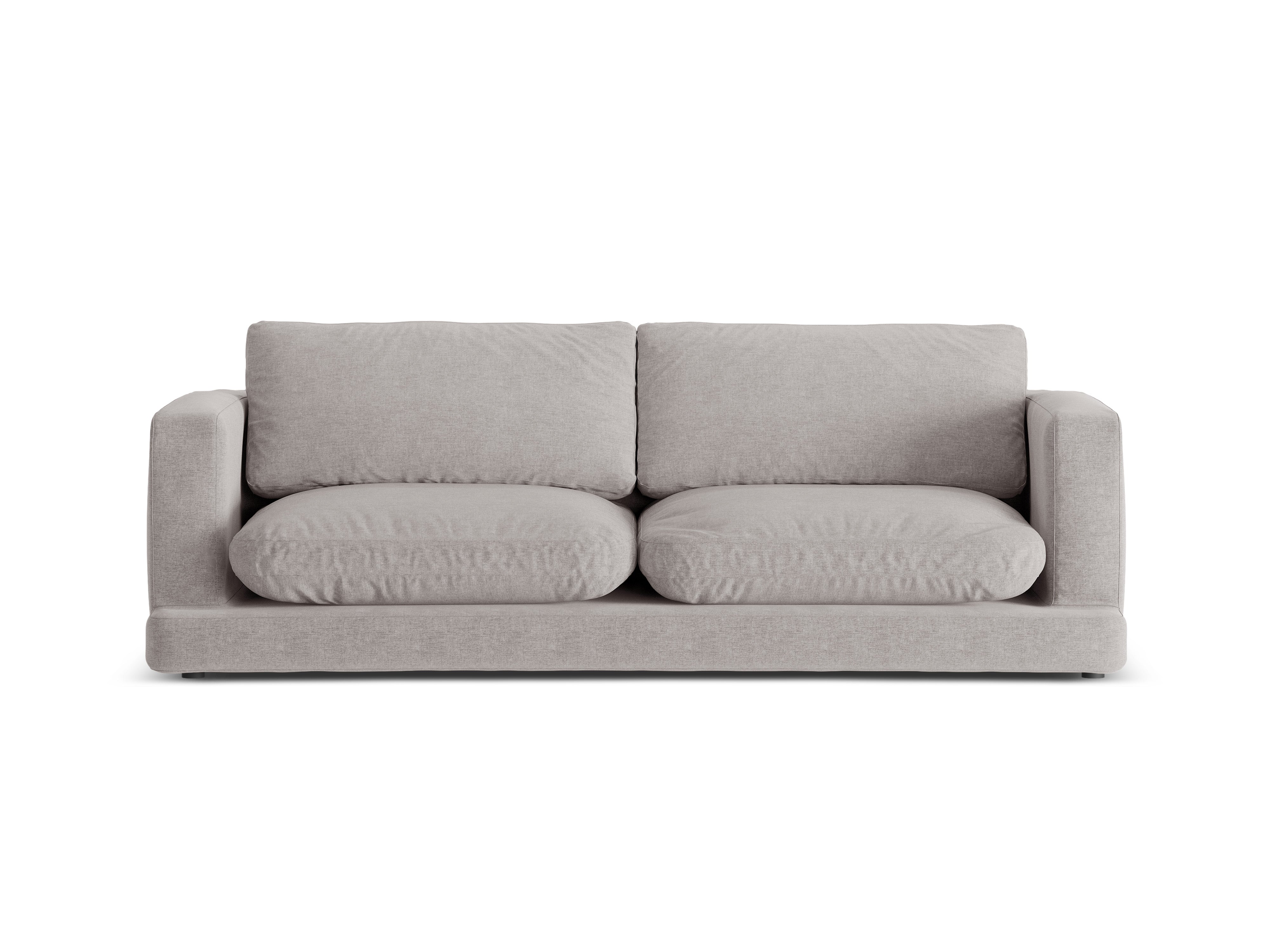 Sofa 3-zits DAPHNE warm grijs chenille