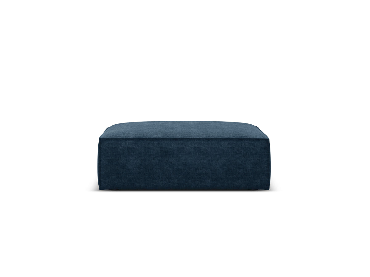 Puf van szenilstof VANDA koninklijk blauw