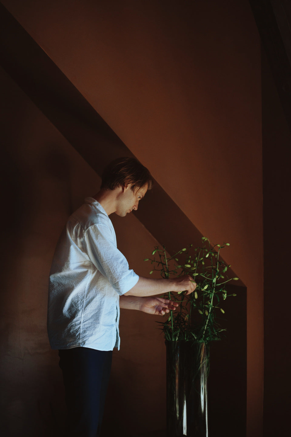 Vaas AER geblazen glas