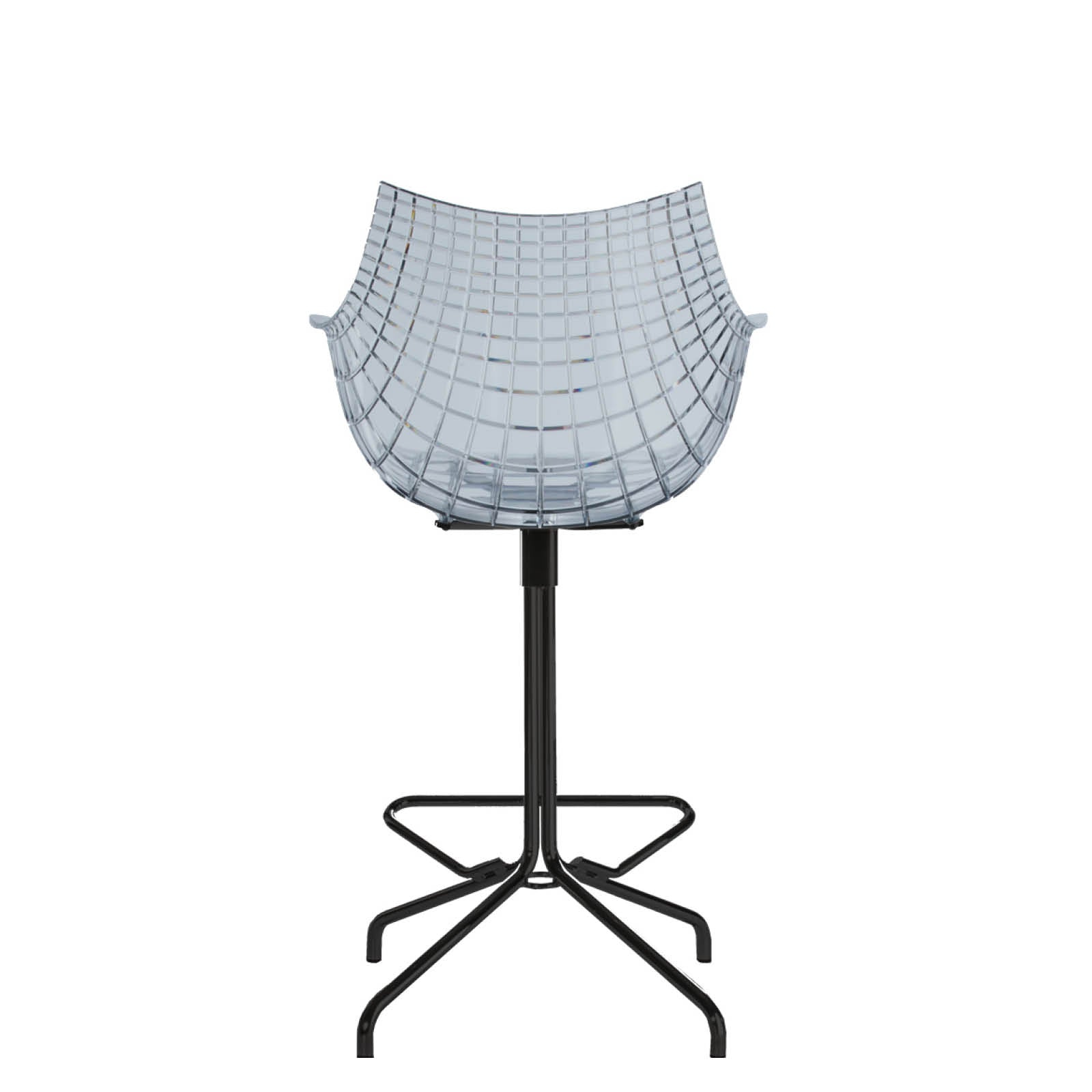 Meridiana Hocker Dymiony mit einer schwarzen Basis