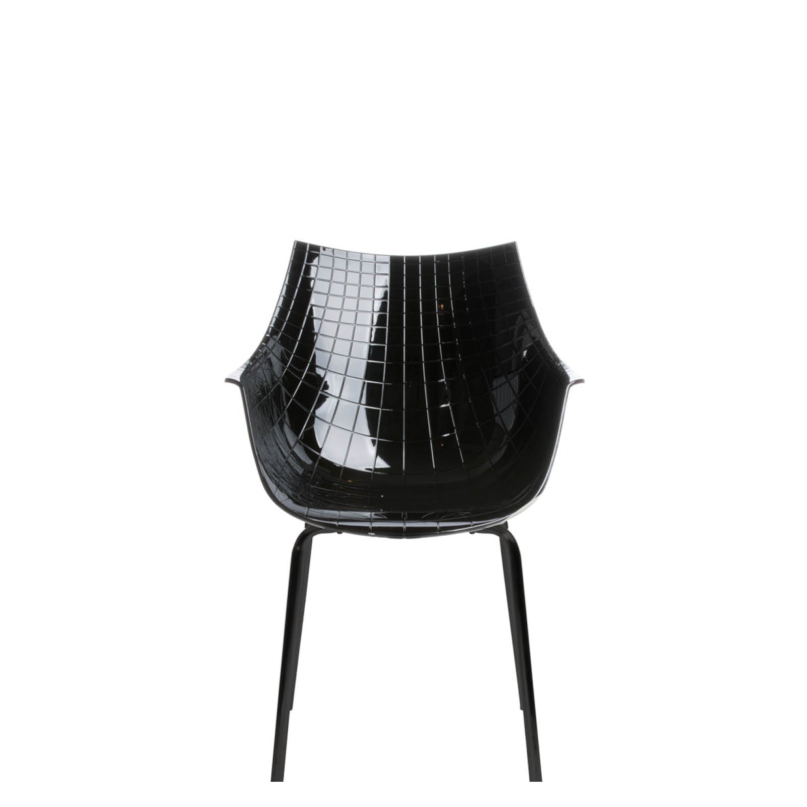 Black Meridiana chair with a black base
