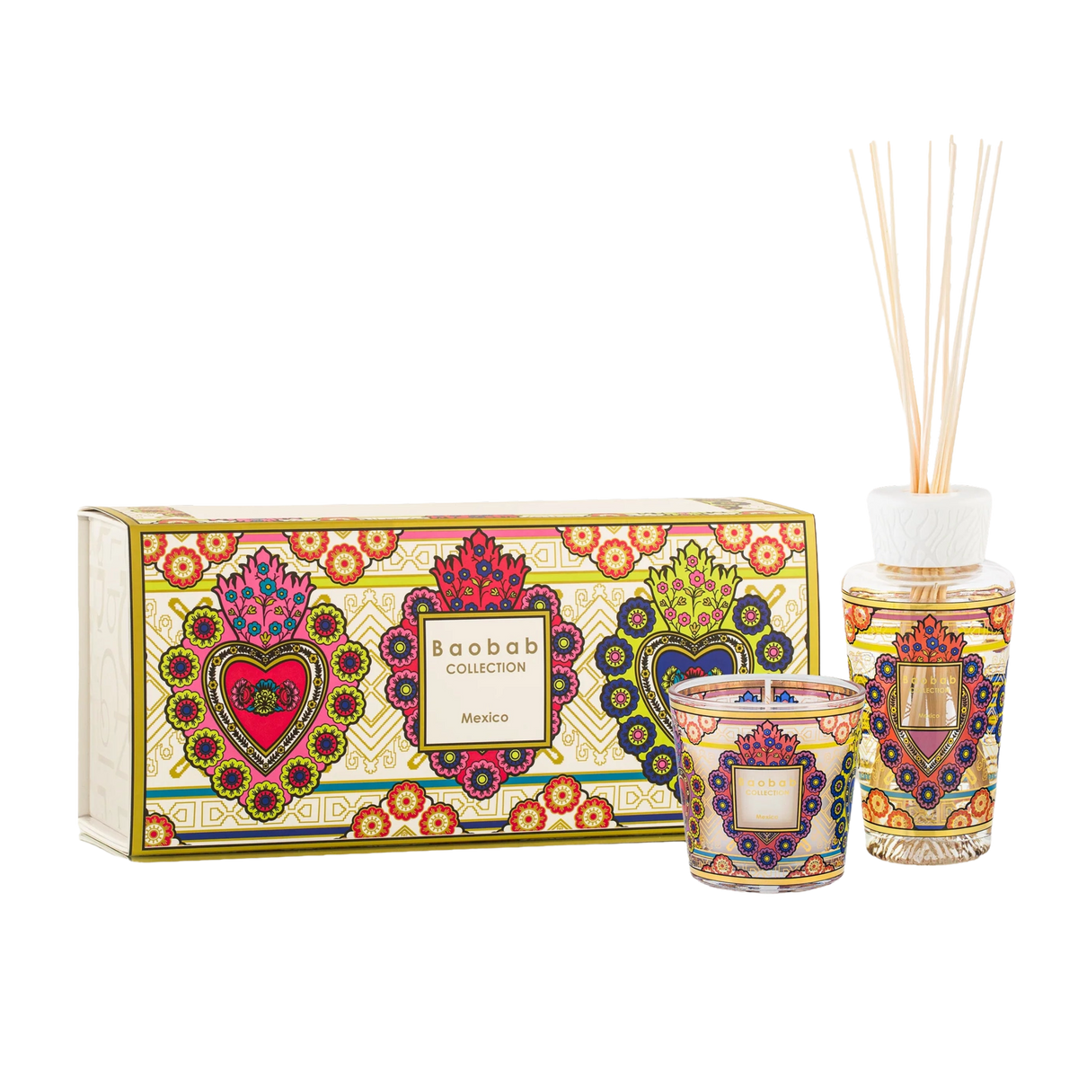 Cadeauset MY FIRST BAOBAB MEXICO kaars en diffuser