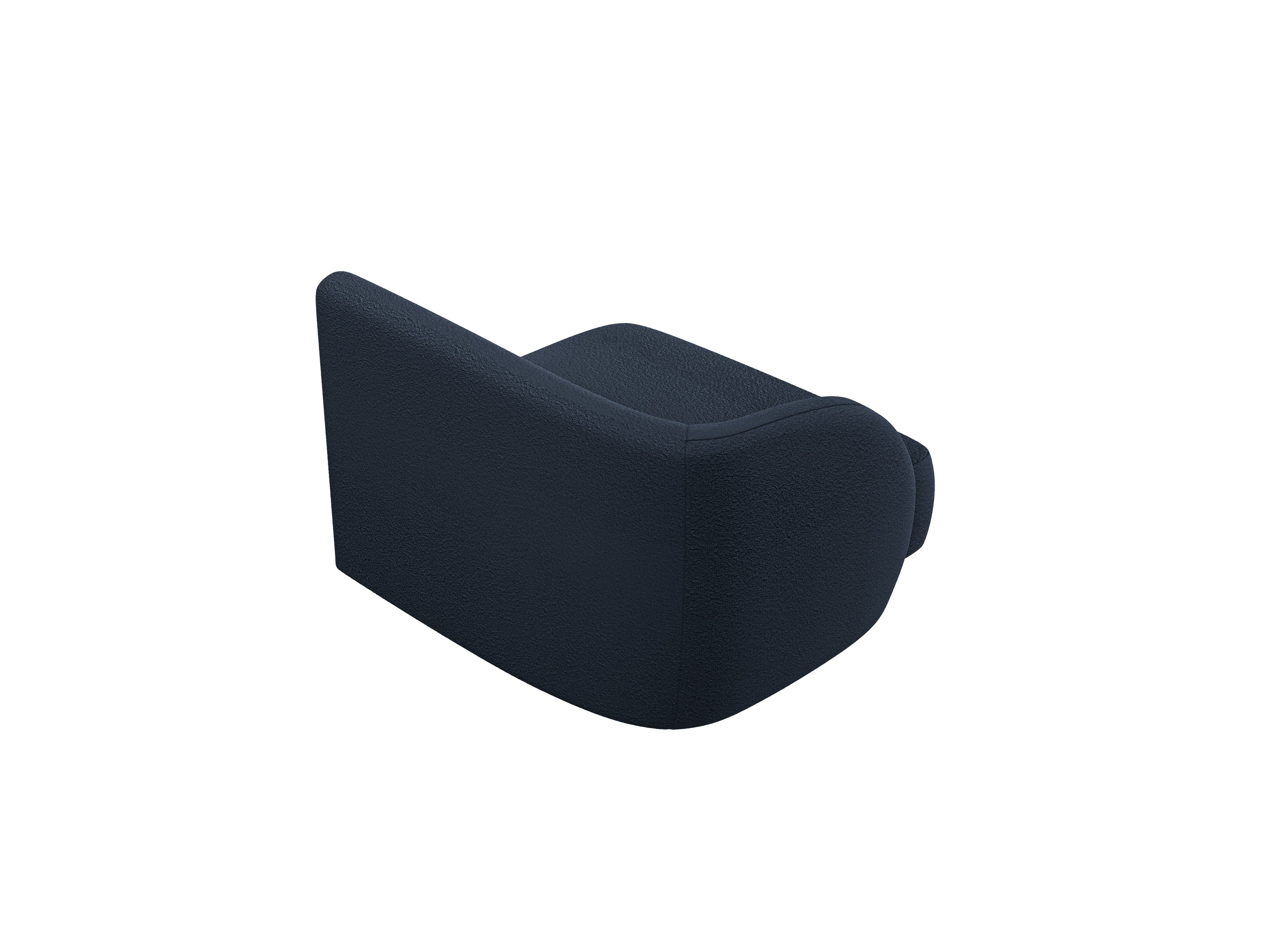 Modulaire bank MILEY - linker module donkerblauwe boucle