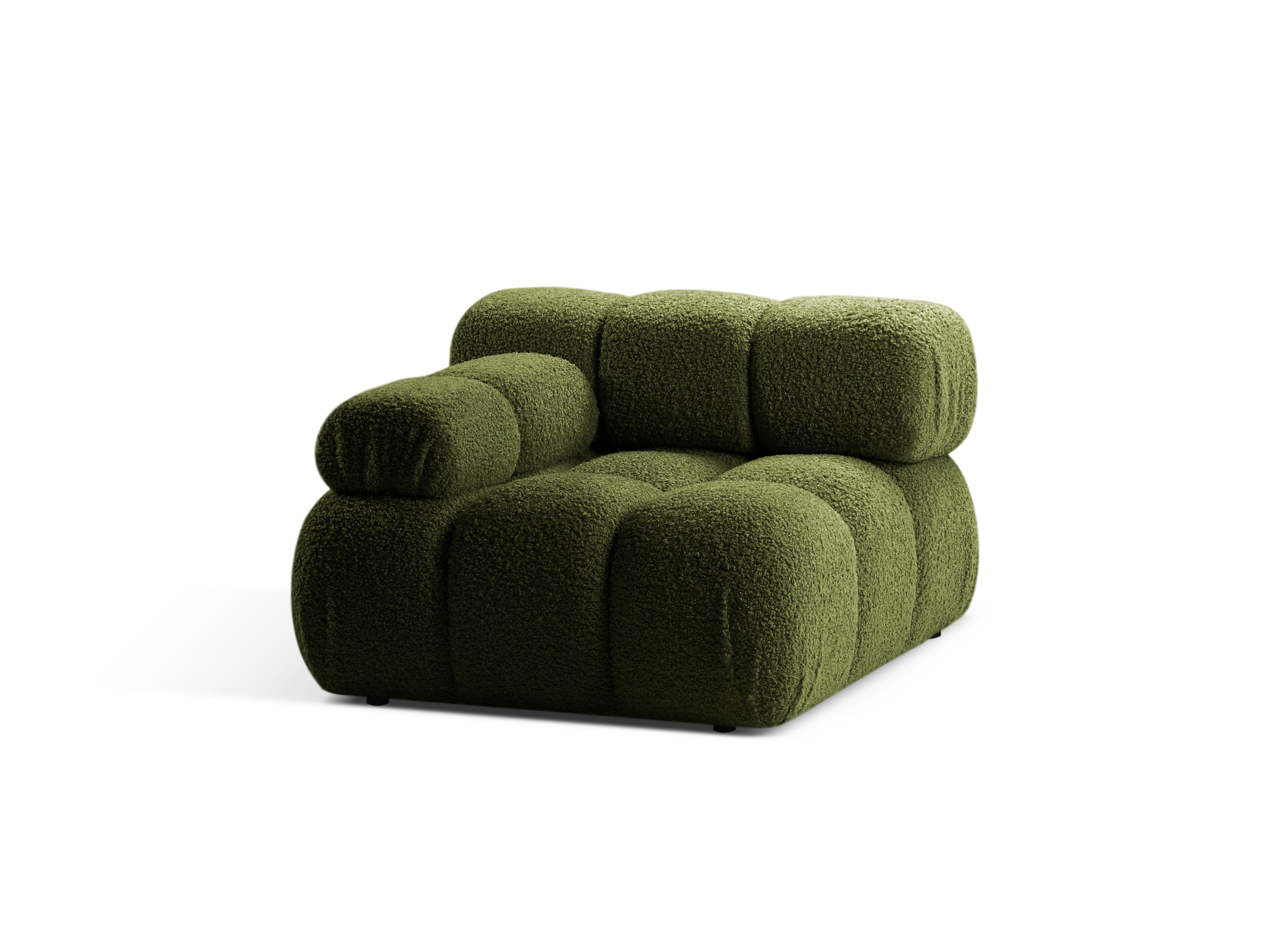 Modulaire bank BELLIS - linker module in groene boucle