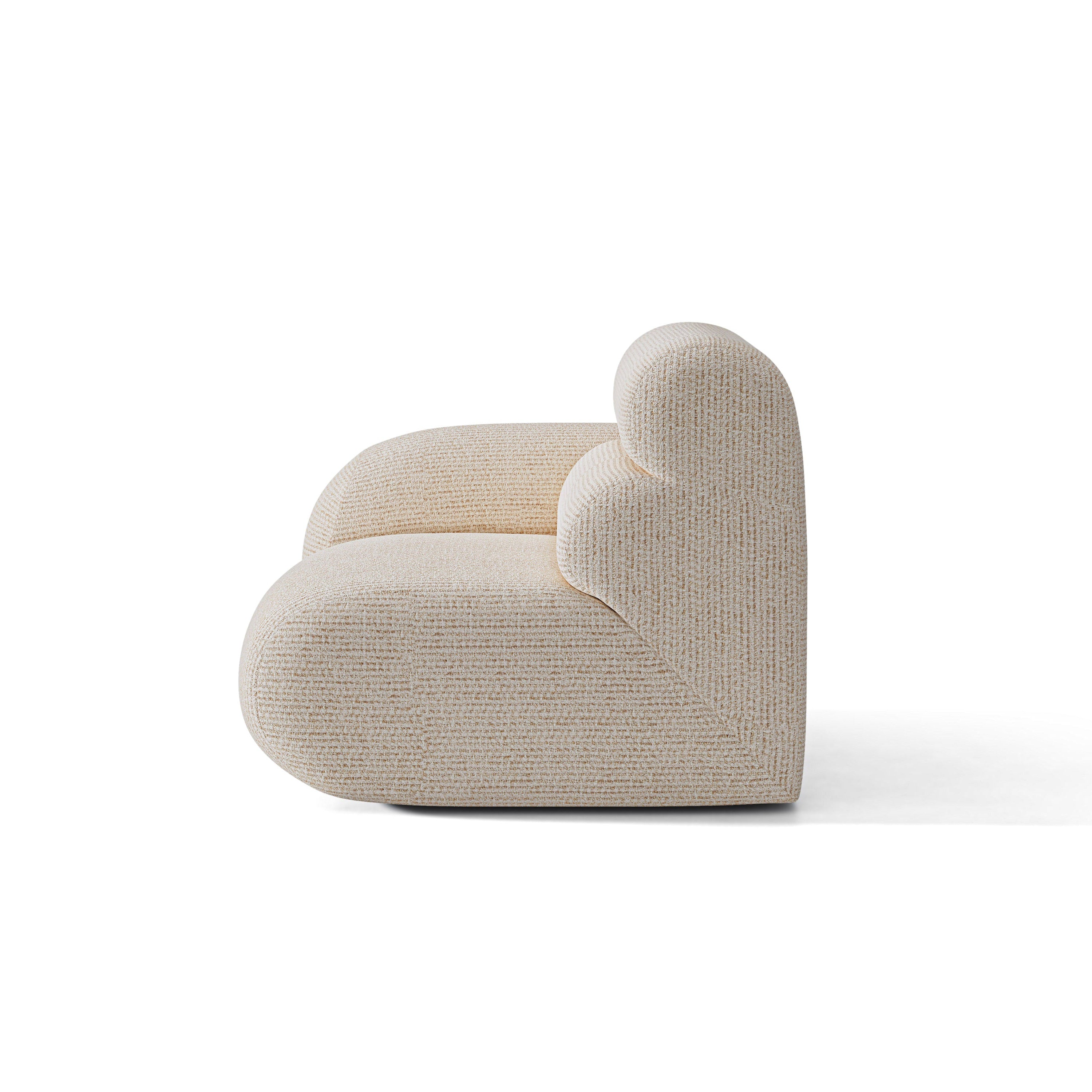 Modulaire NEO-sofa - links beige melange module