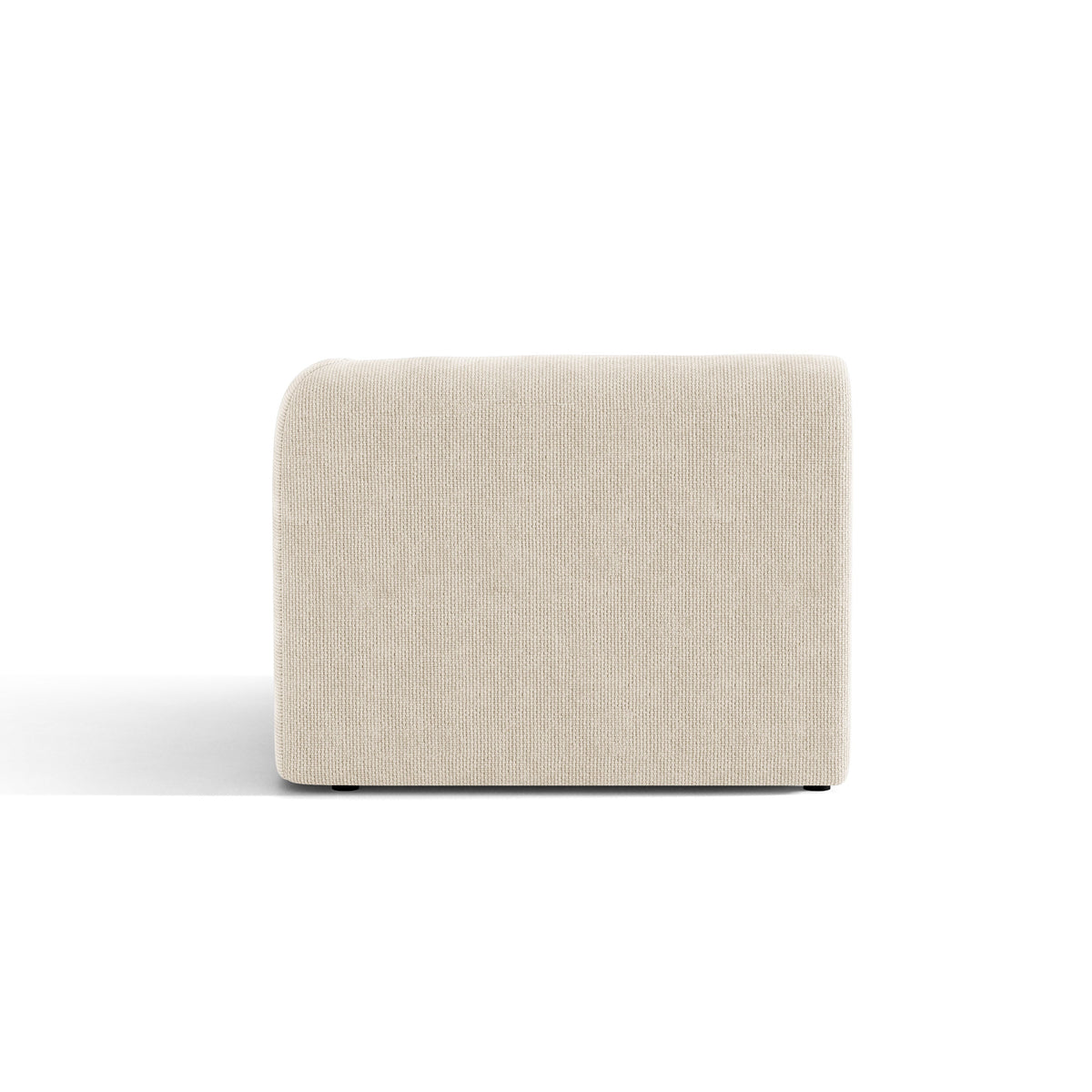 Sofa modułowa - moduł prawostronny MILEY kość słoniowa szenil do salonu – Micadoni