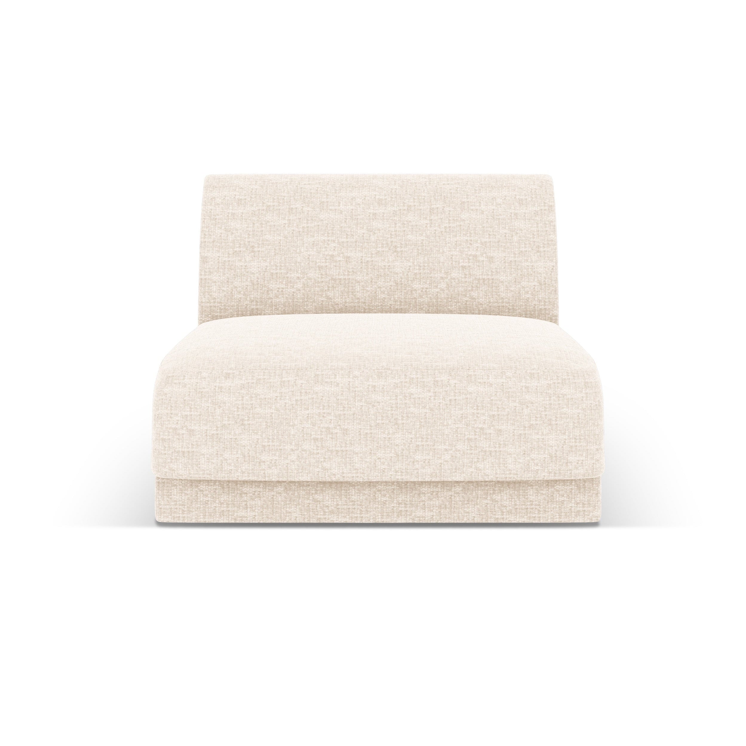 Armchair / module MILEY ivory chenille