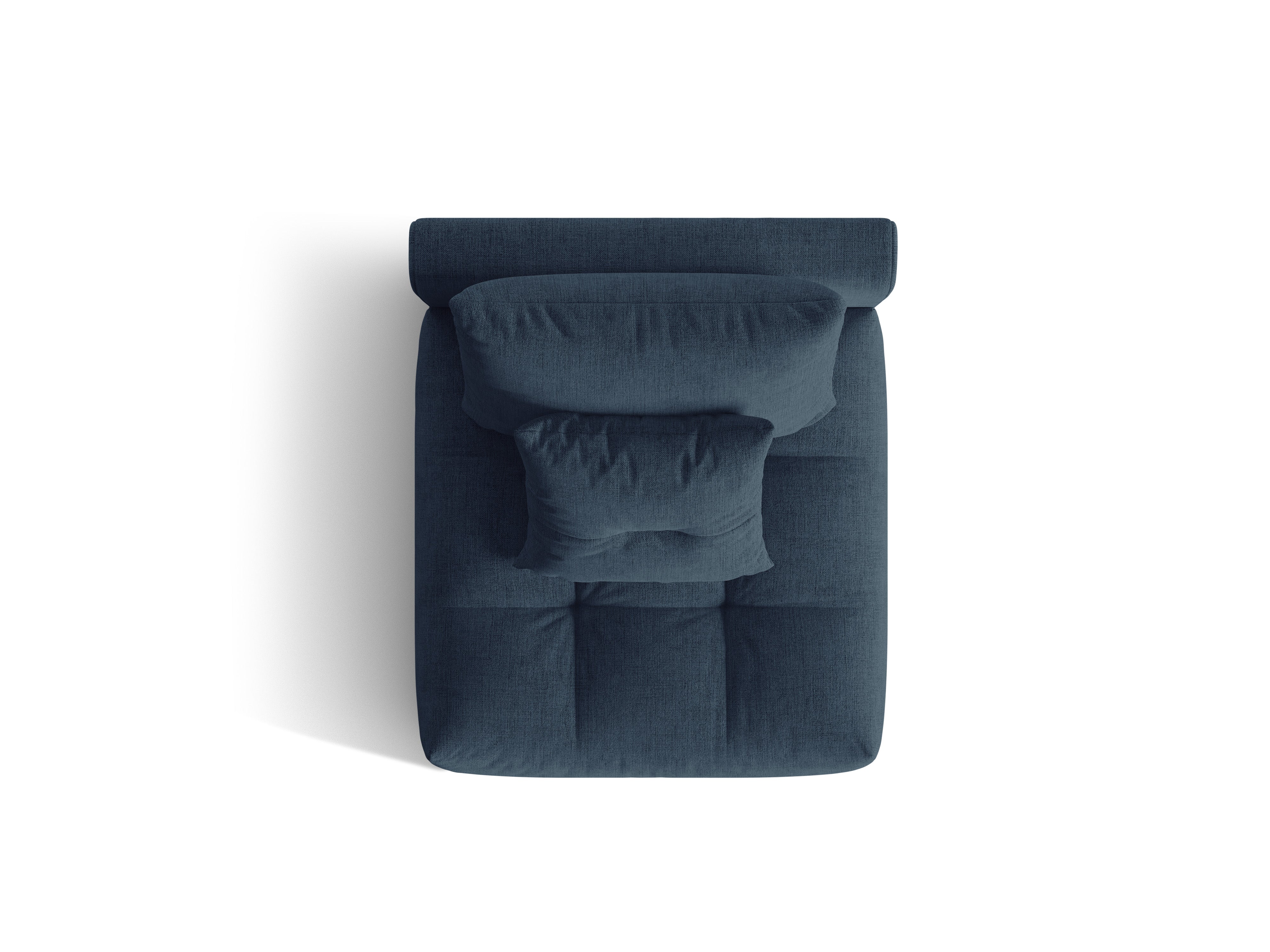 Fauteuil / module BLOOM donkerblauw chenille