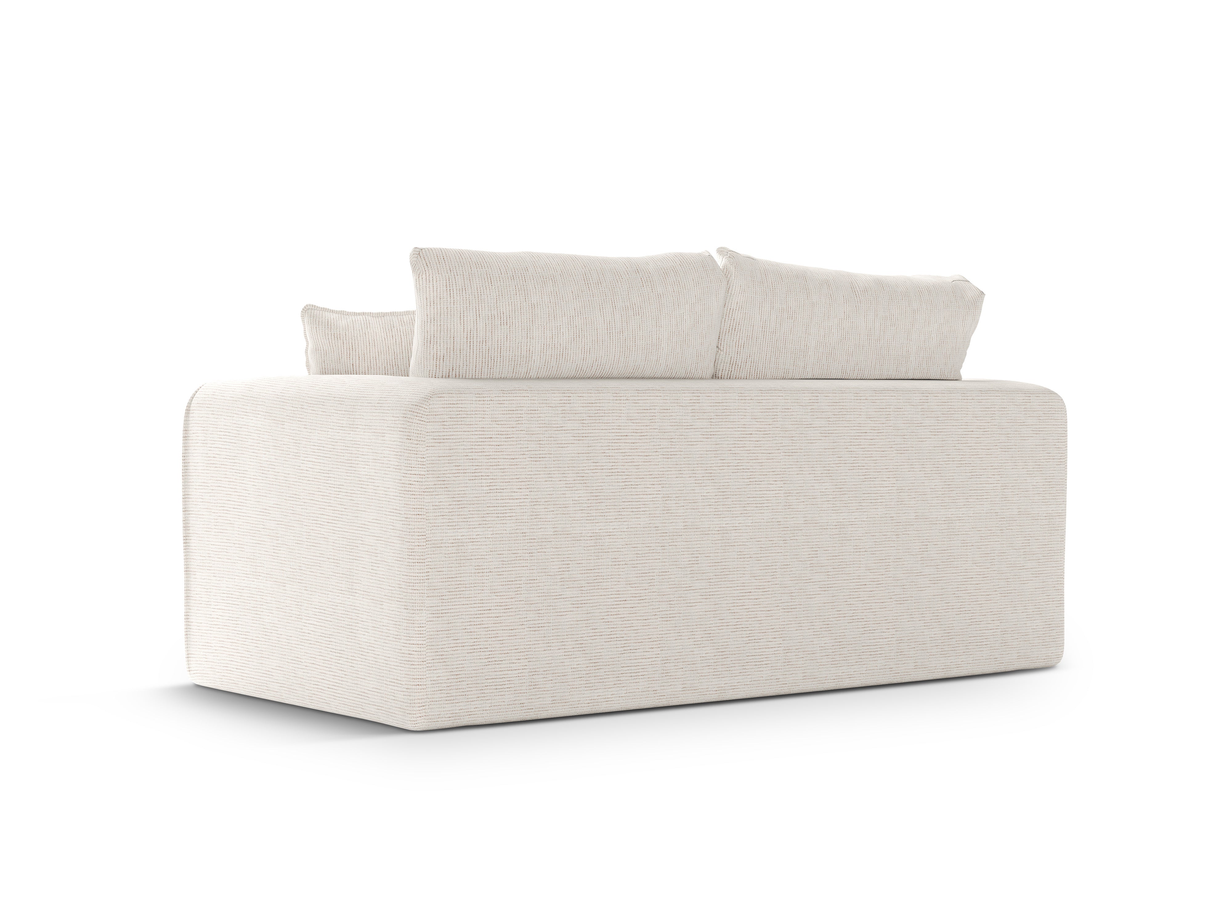 Sofa 2-zits met slaapfunctie LIDO lichtbeige melange