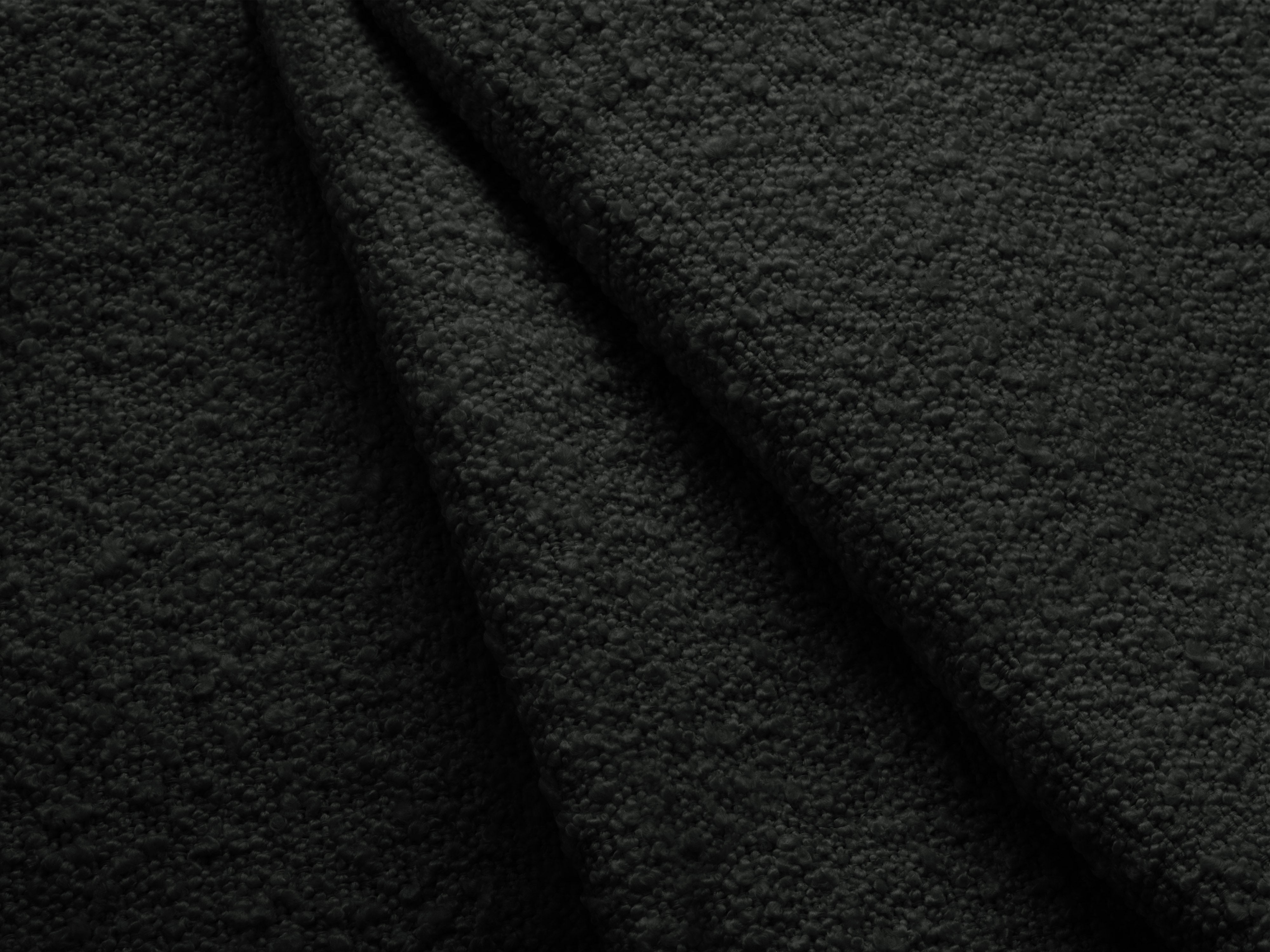 Szezlong 2-sitzig links MILEY schwarz Boucle