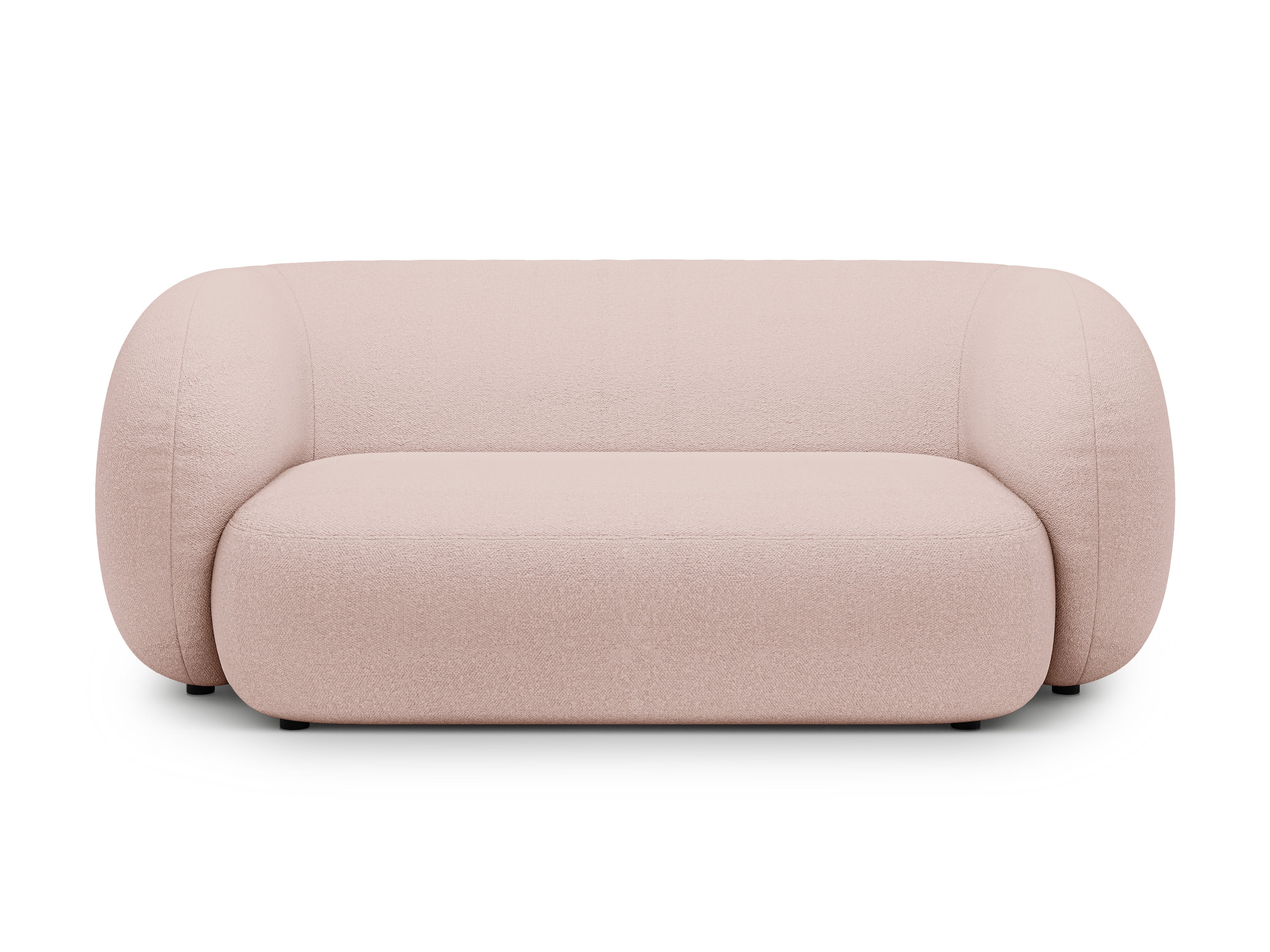 Sofa 2-sitzig KATE rosa Boucle