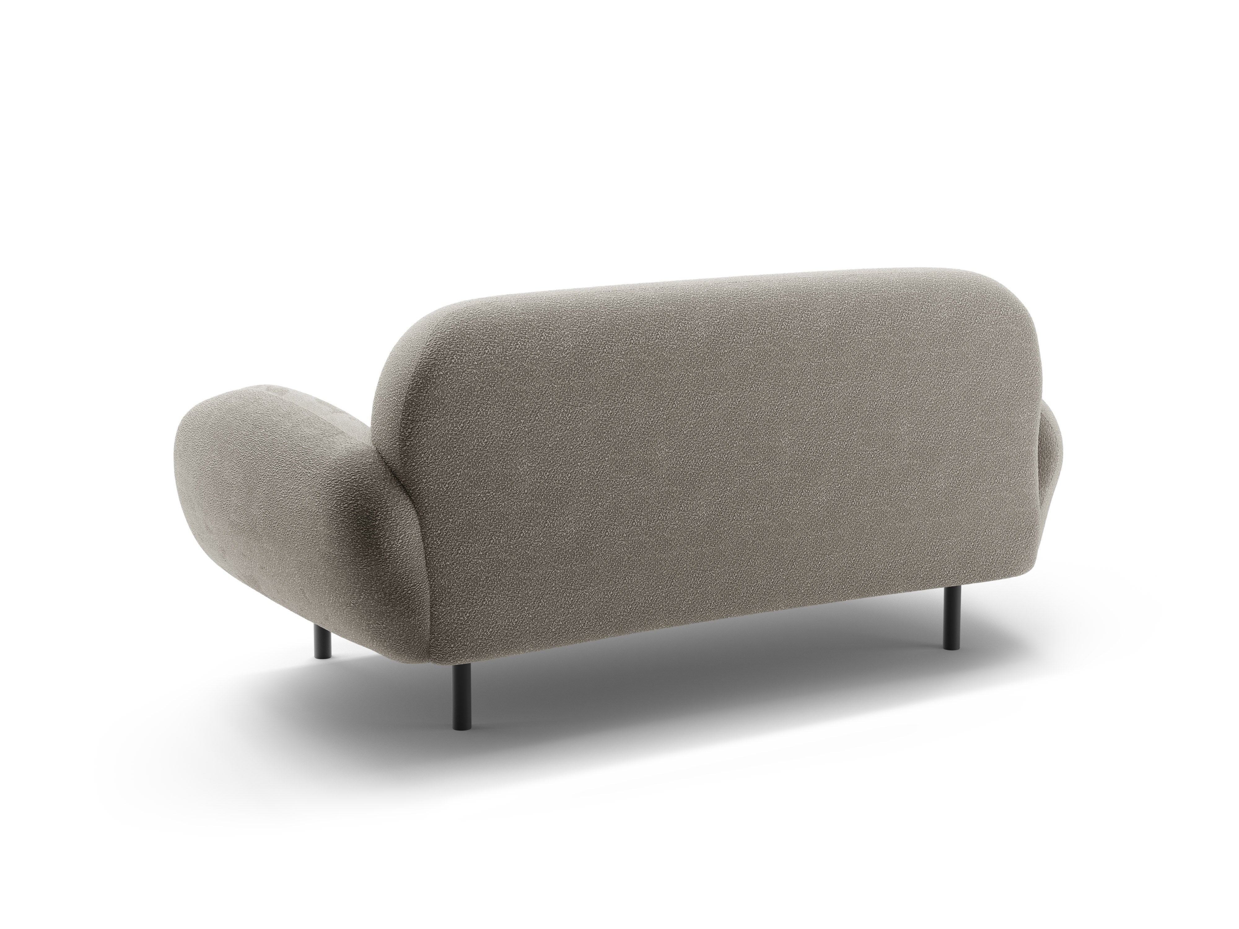 2-seater Sofa POPPY gray boucle
