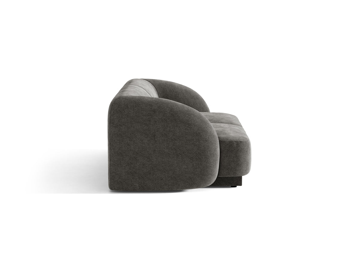 Sofa 2-zits MILEY grijs sjaalachtig