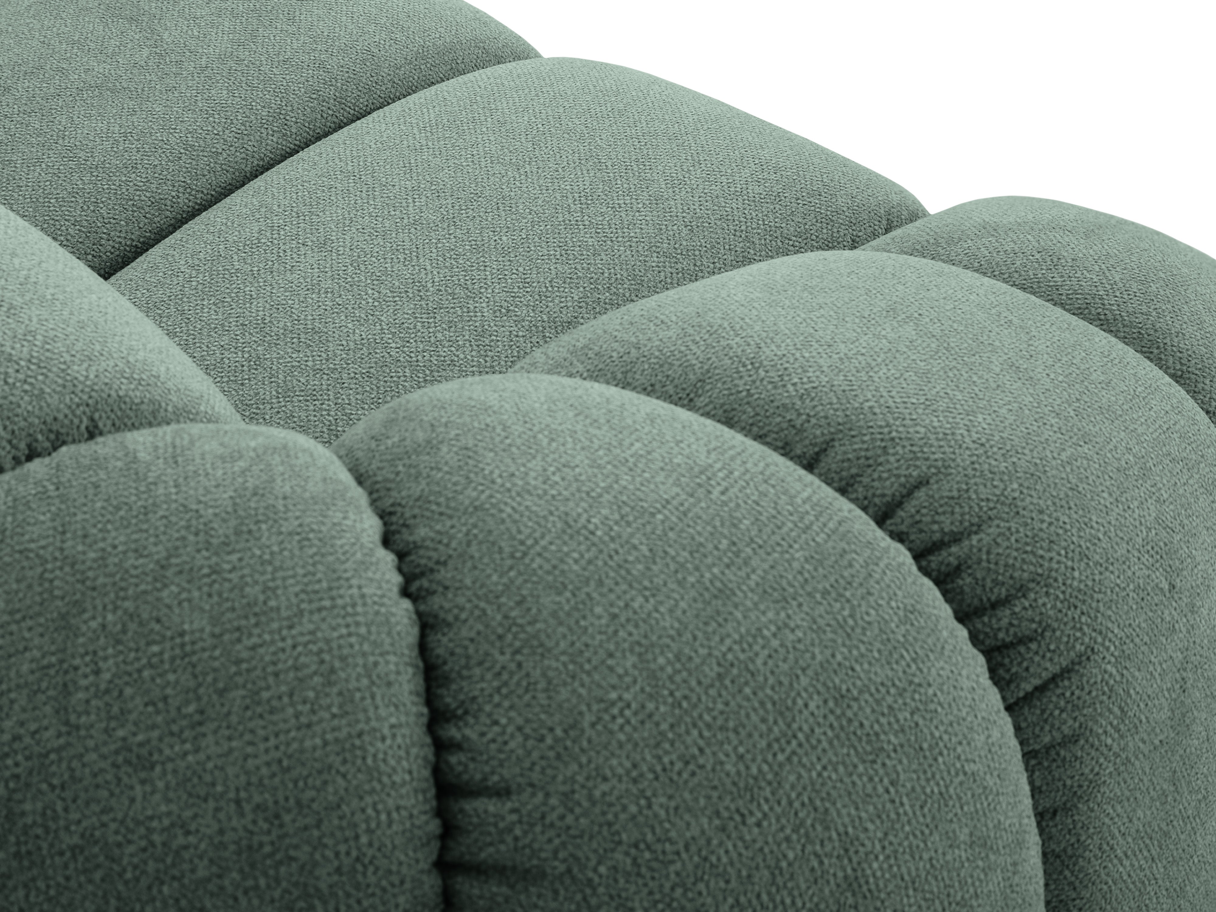 Sofa 2-sitzig DIANA mintfarbenes Chenille