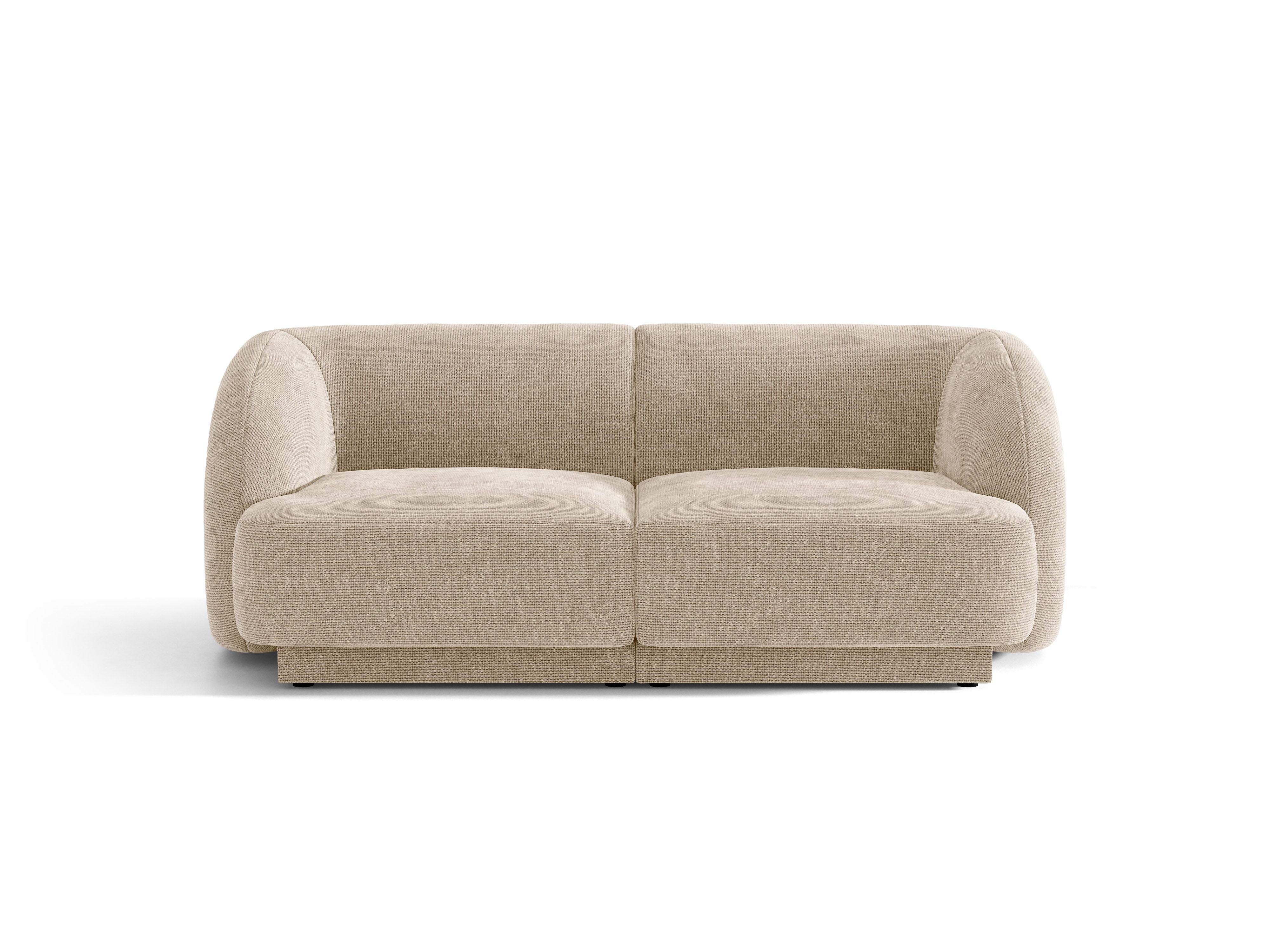 Sofa 2-zits MILEY beige chenille